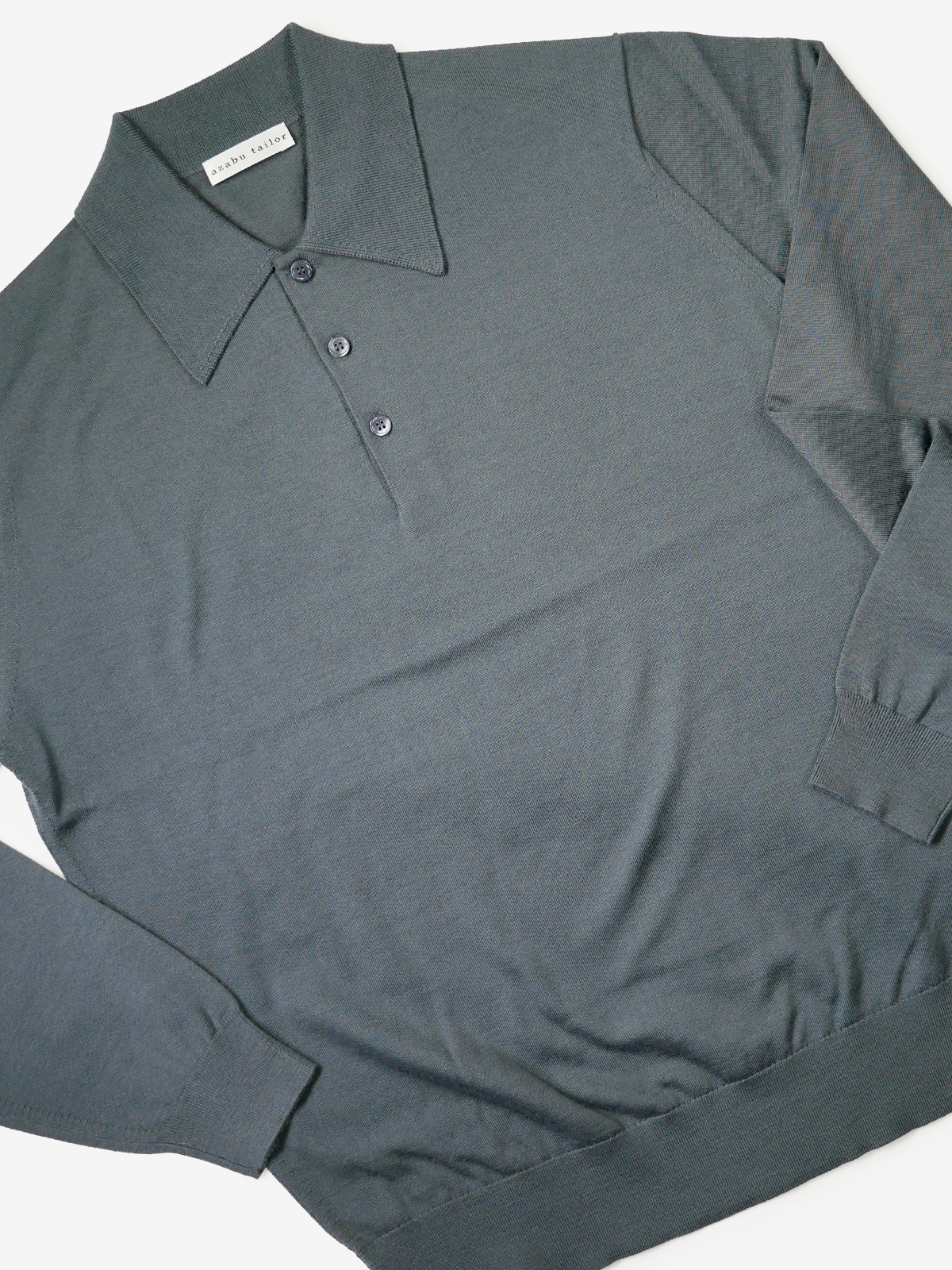 Polo Sweater|グレー