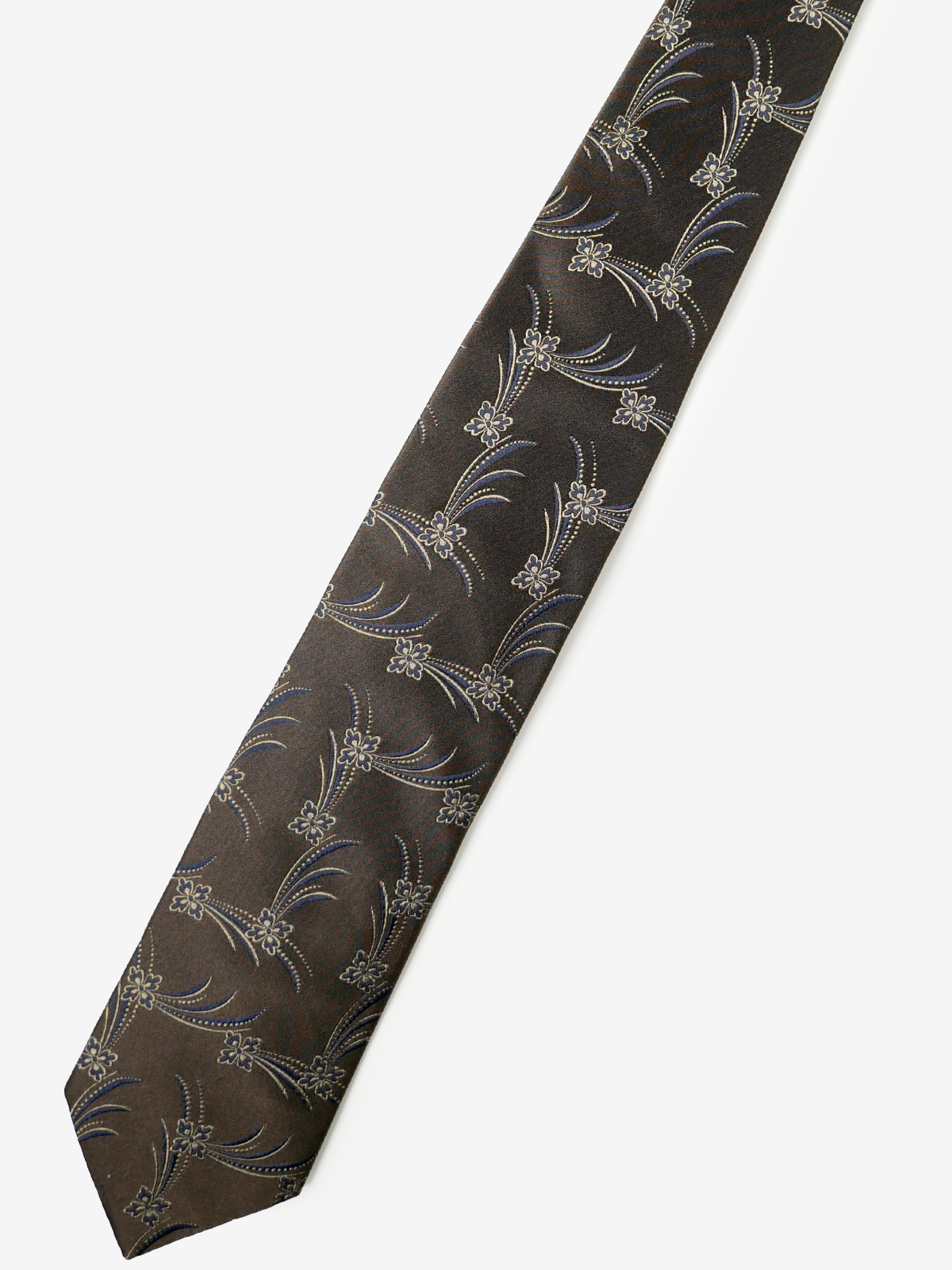 Fermo Fossati|Neat Tie|ブラウン
