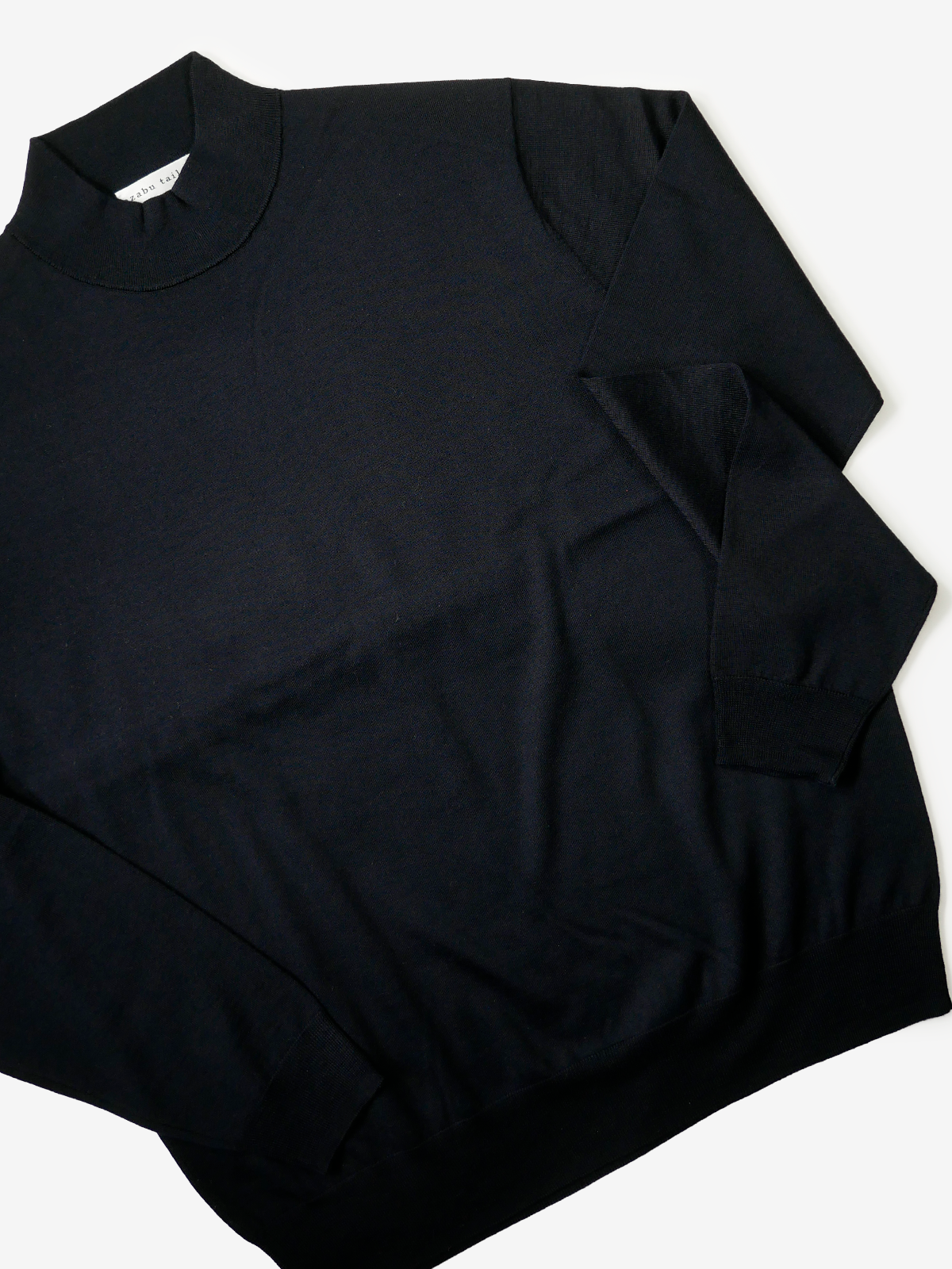 Mock-Neck Sweater|ネイビー
