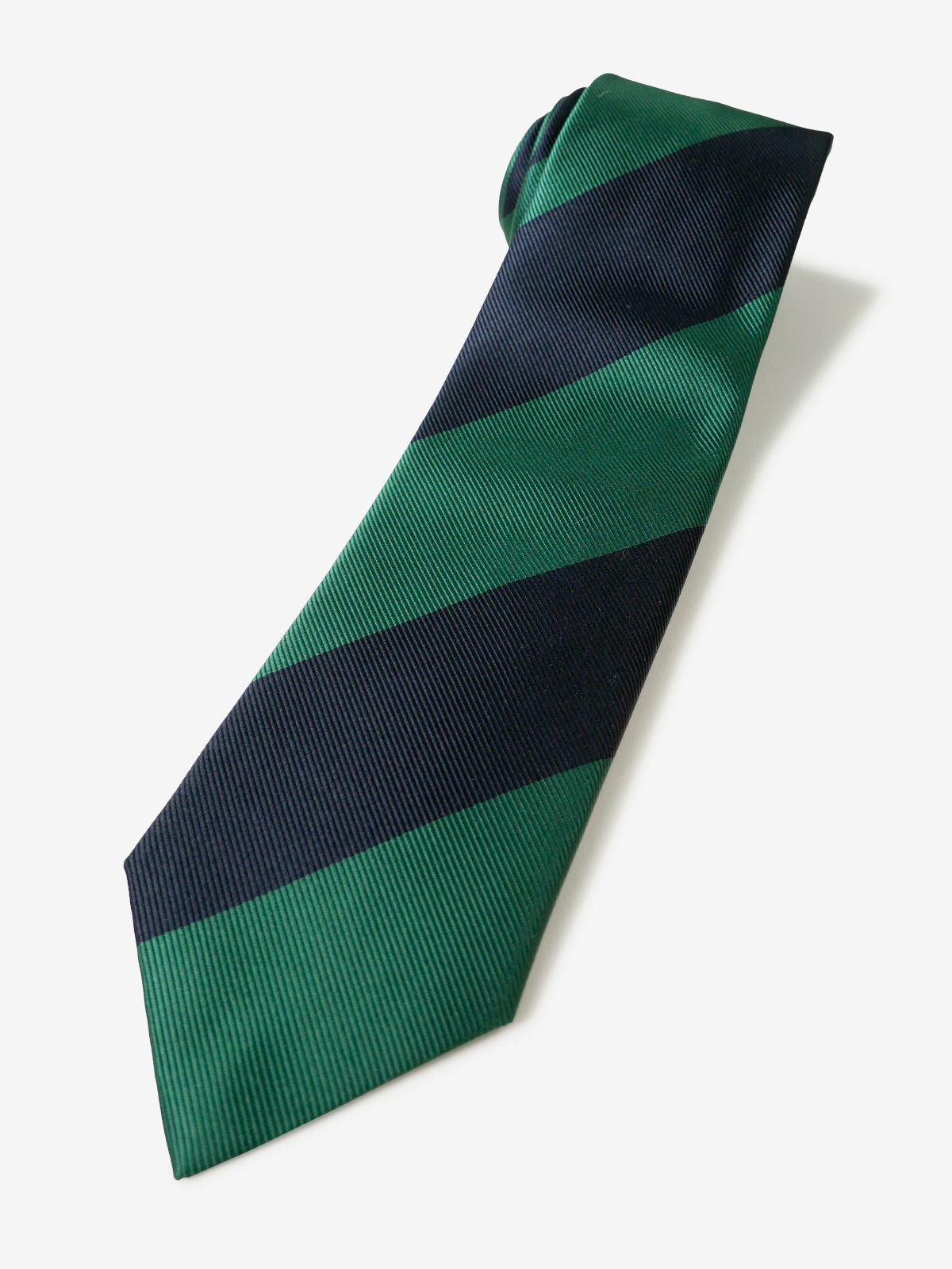 Block Stripe Tie|グリーン
