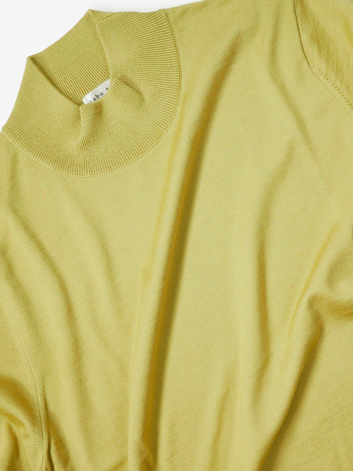 Mock-Neck Sweater|マスタード