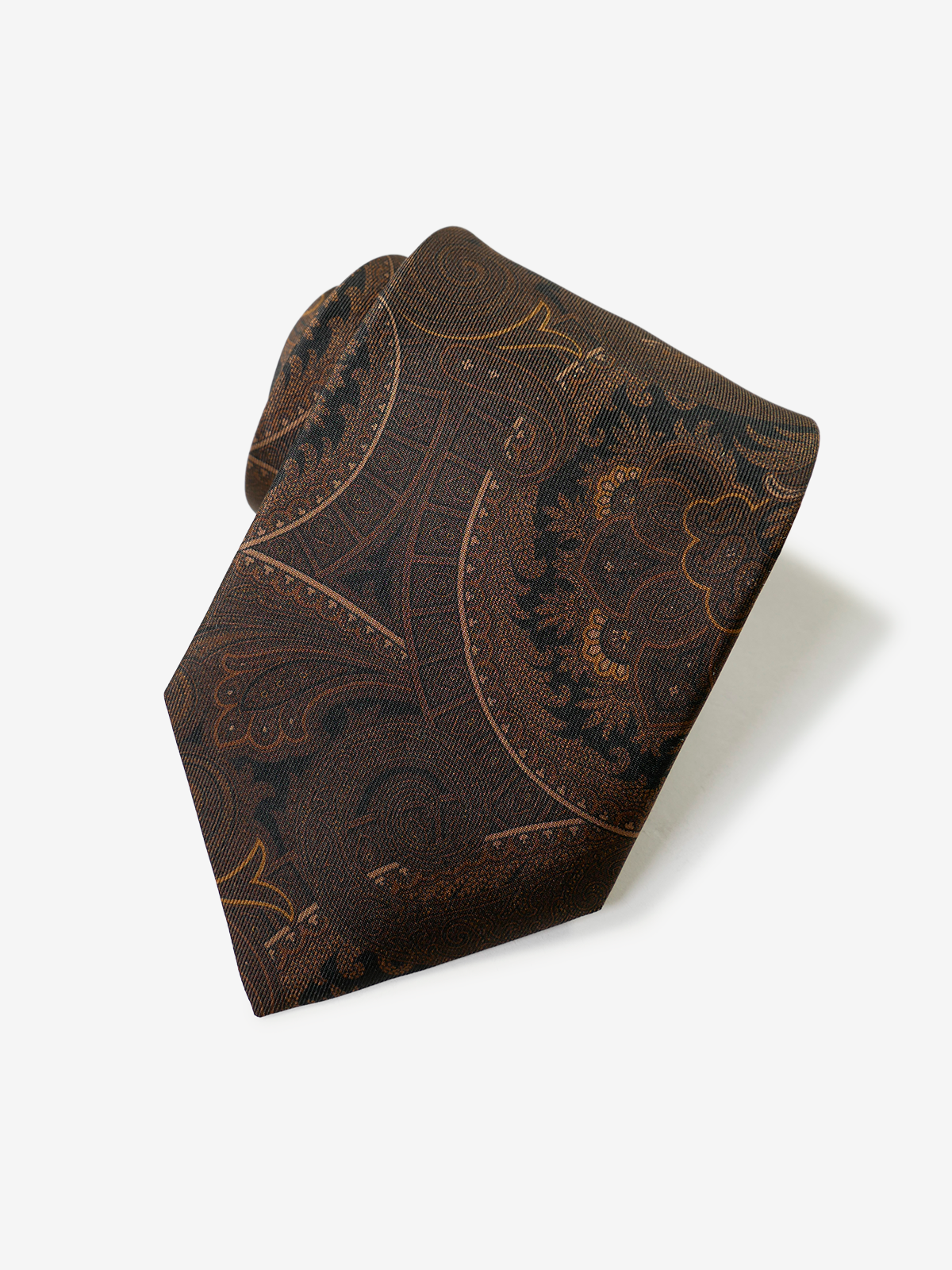 Molinelli|Paisley Tie|ブラック