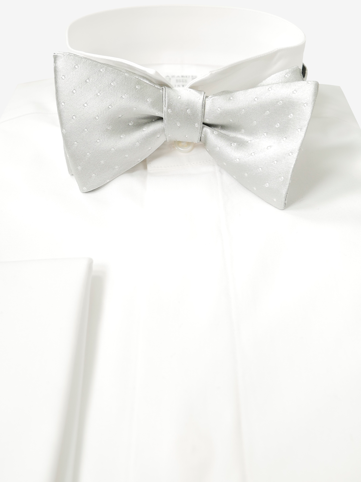 Polka Dot Bow Tie|シルバー