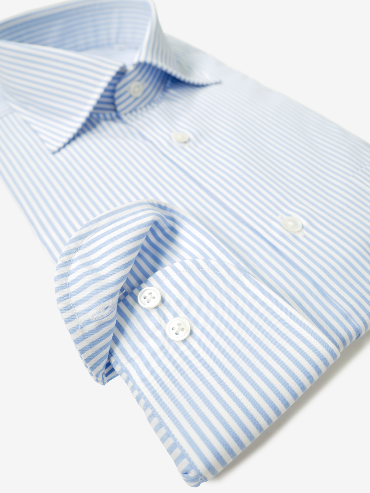 Striped Classic Fit Shirt|サックス