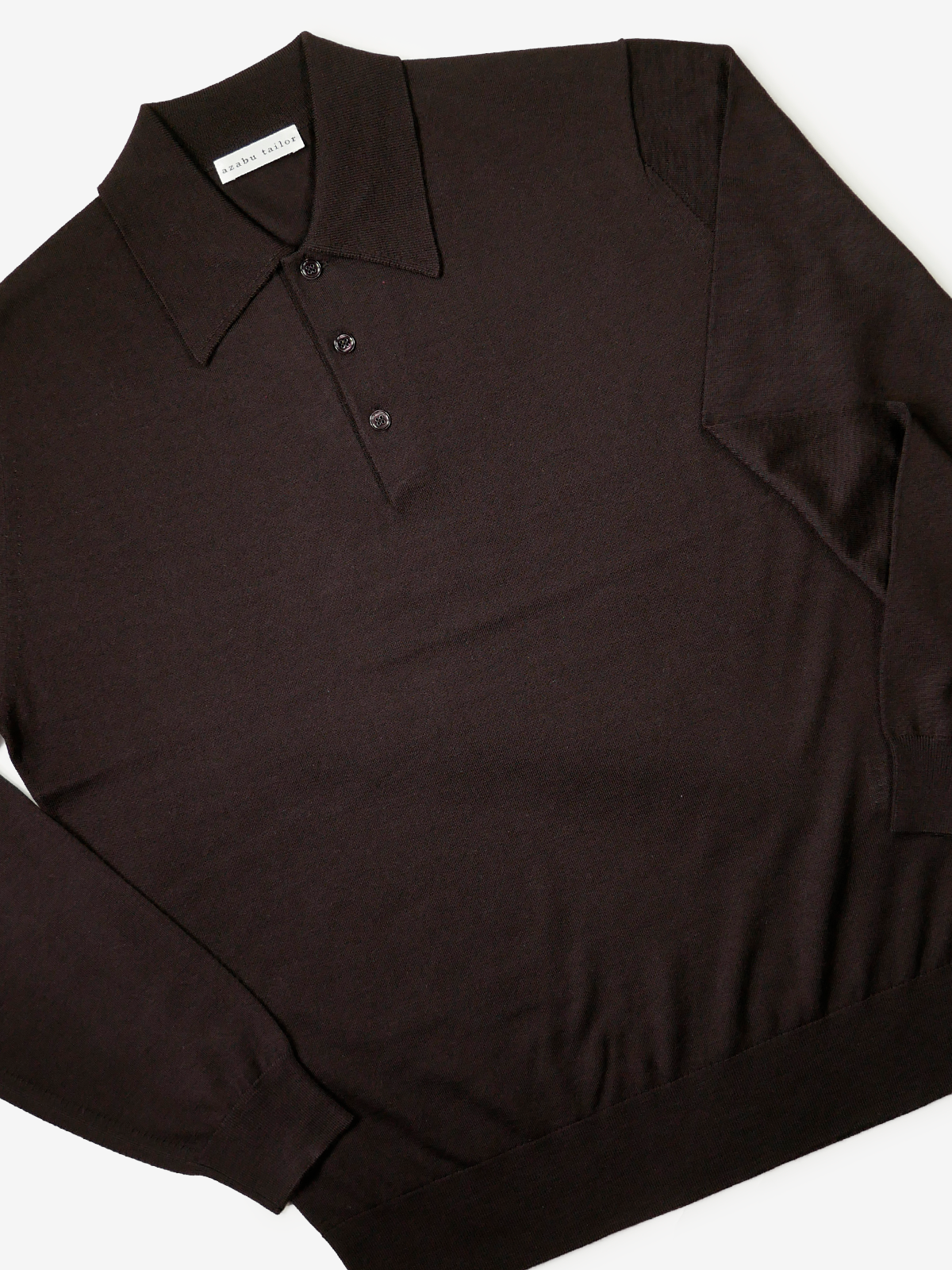 Polo Sweater|ブラウン