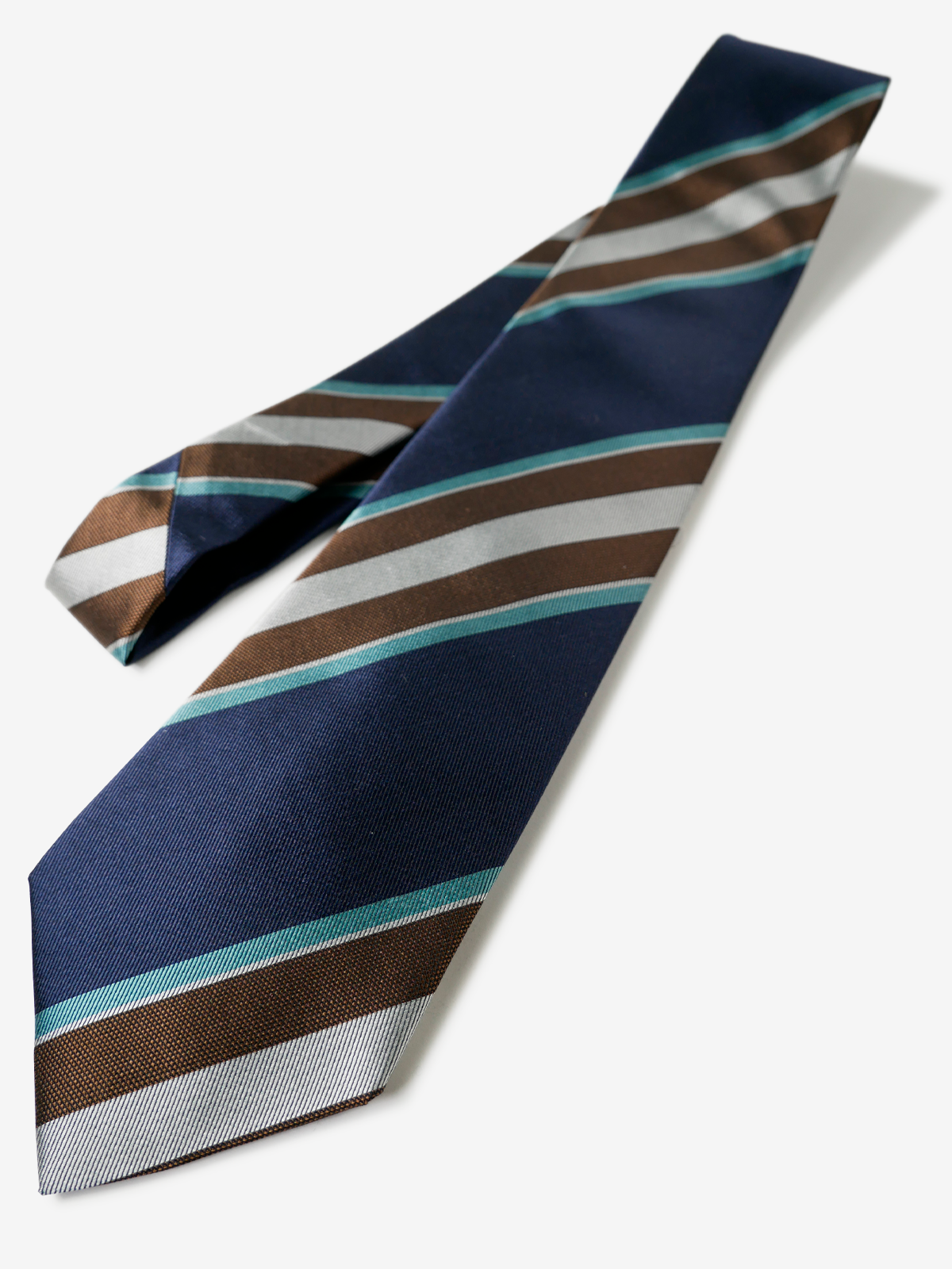Classico Seta|Stripe Tie|ネイビー