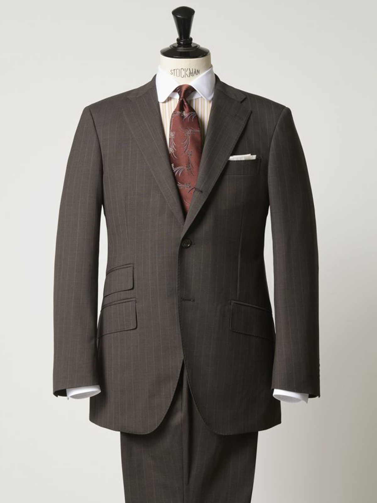 Fermo Fossati|Neat Tie|ボルドー