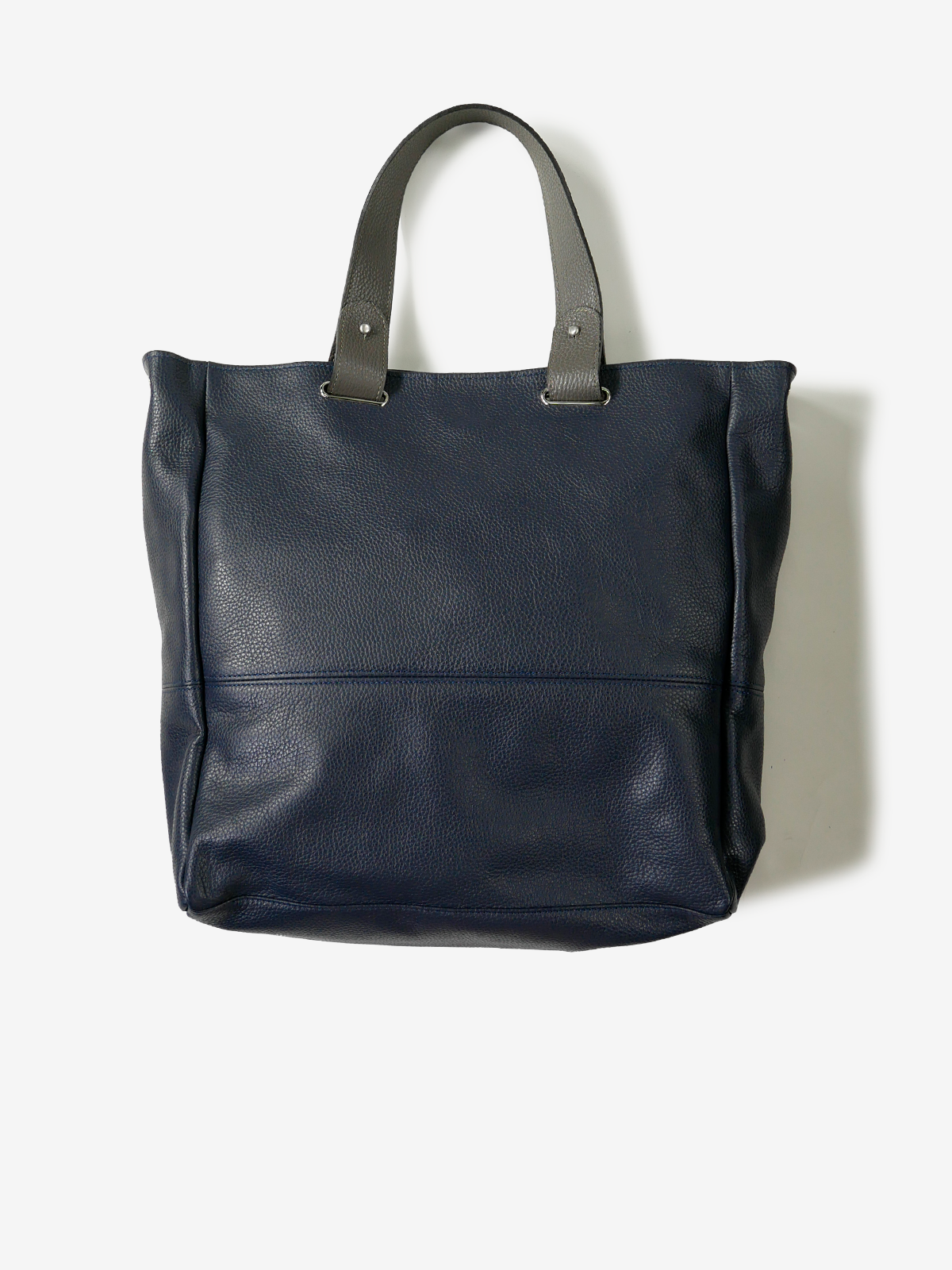 TUSTING｜2WAY Tote Bag Grain Leater｜ネイビー