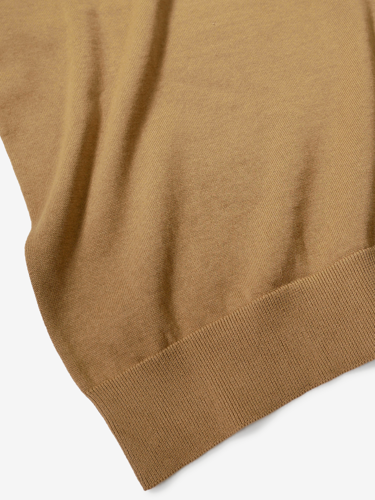 Cotton Polo Shirt|ブラウン