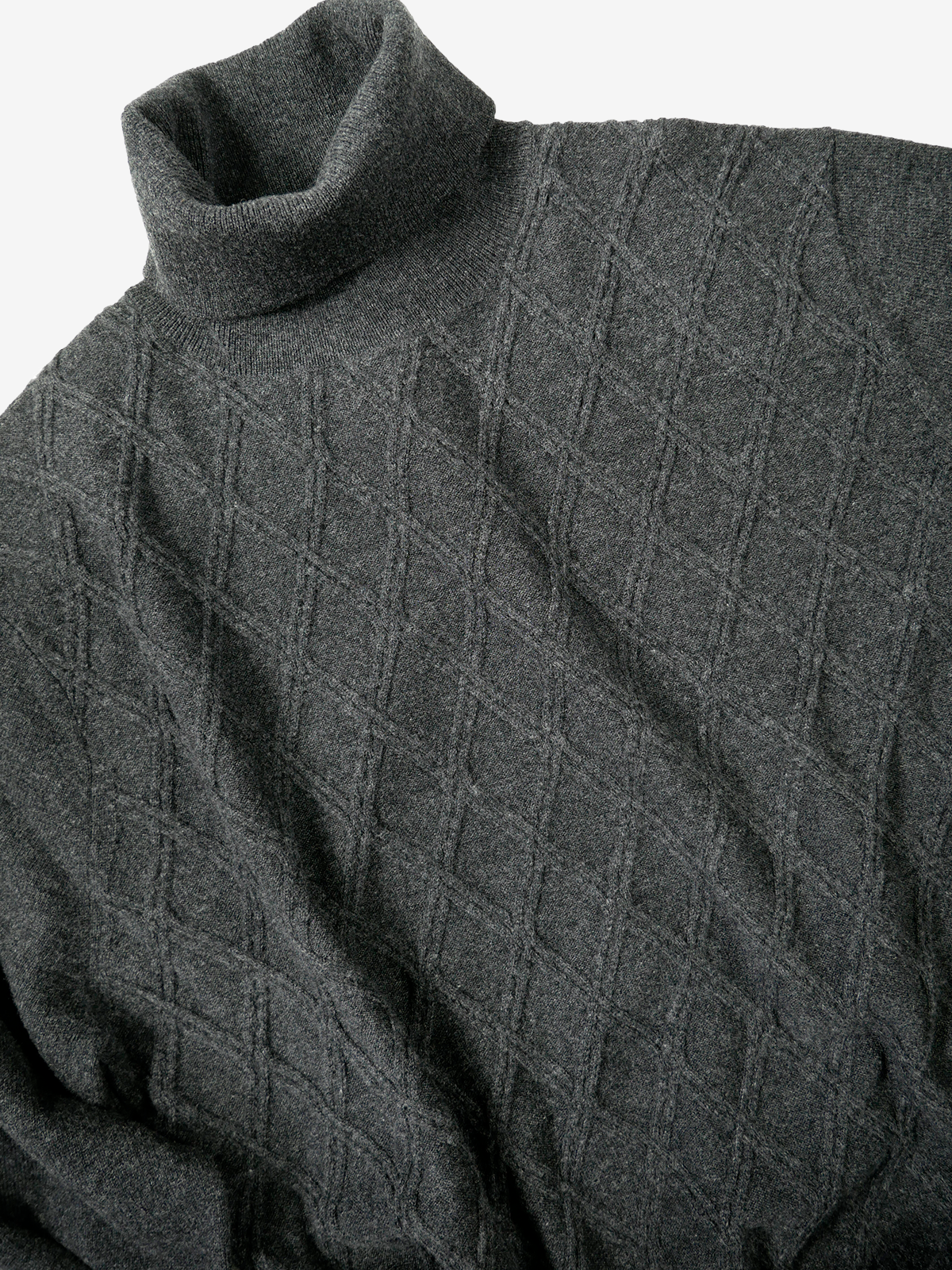 Turtleneck Sweater|グレー