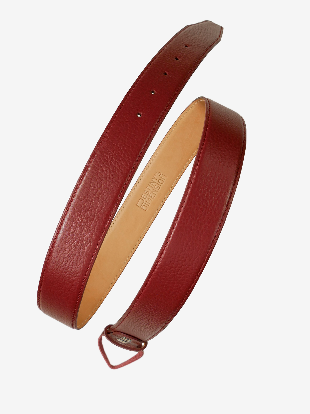 Leather Belt|レッド