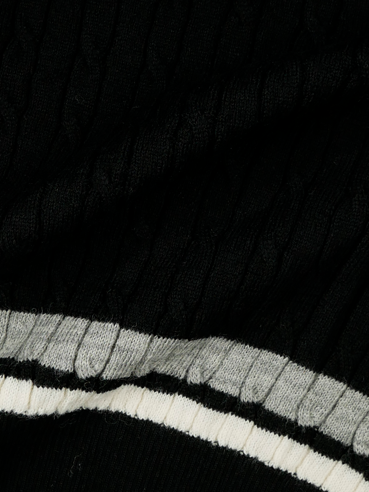 Wool Sweater Vest|ブラック