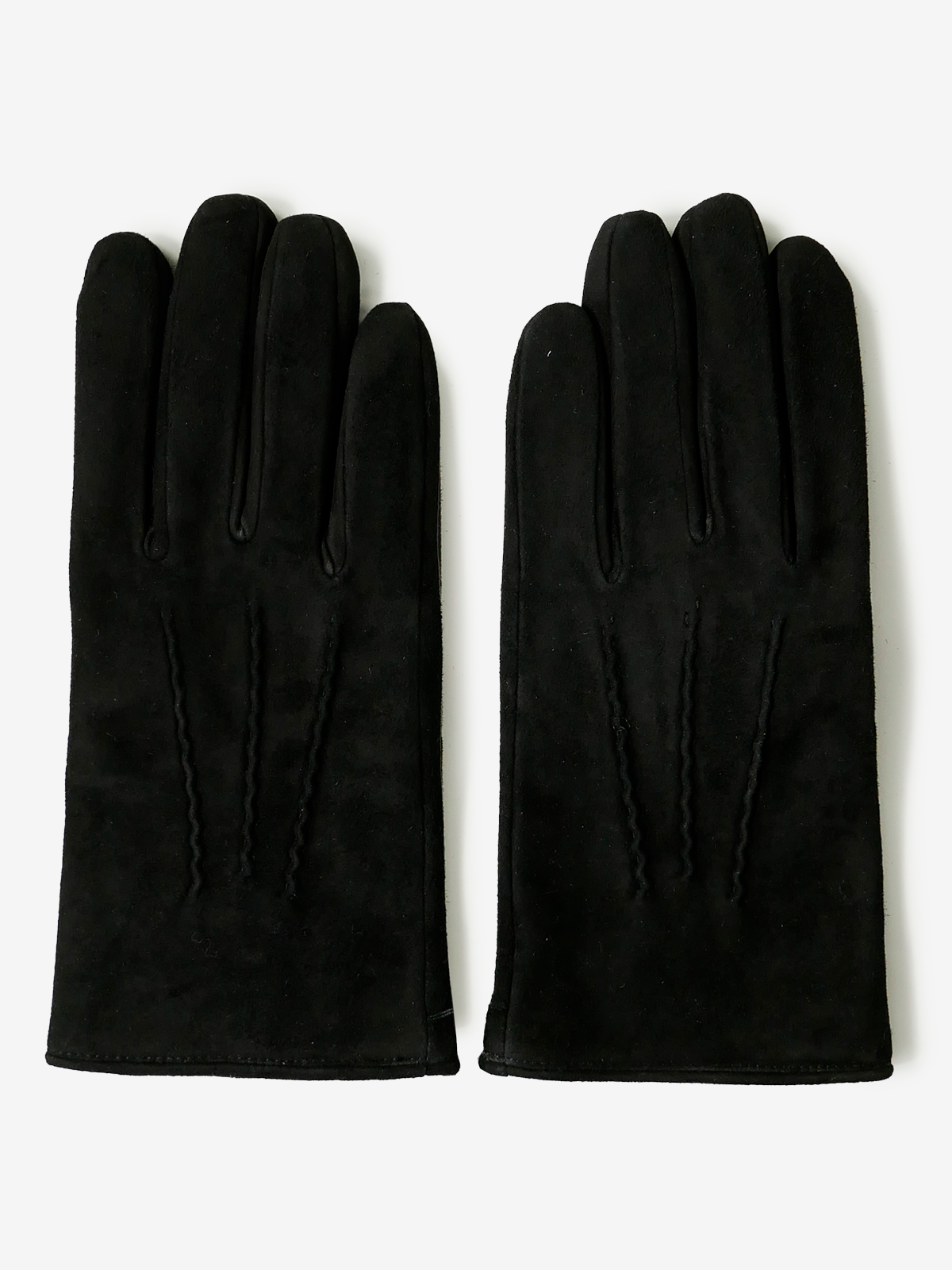 Suede Leather Gloves|ブラック