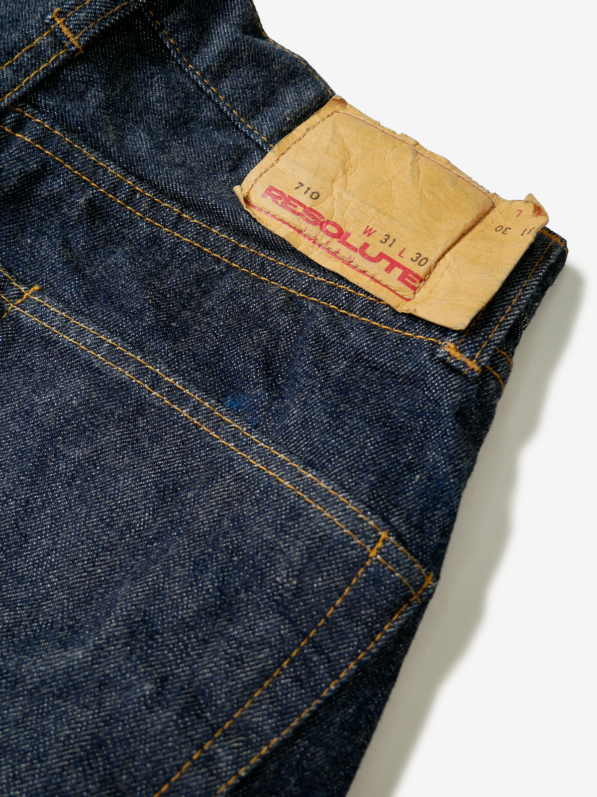 RESOLUTE|One Wash Denim Jeans 710|Length 29inch