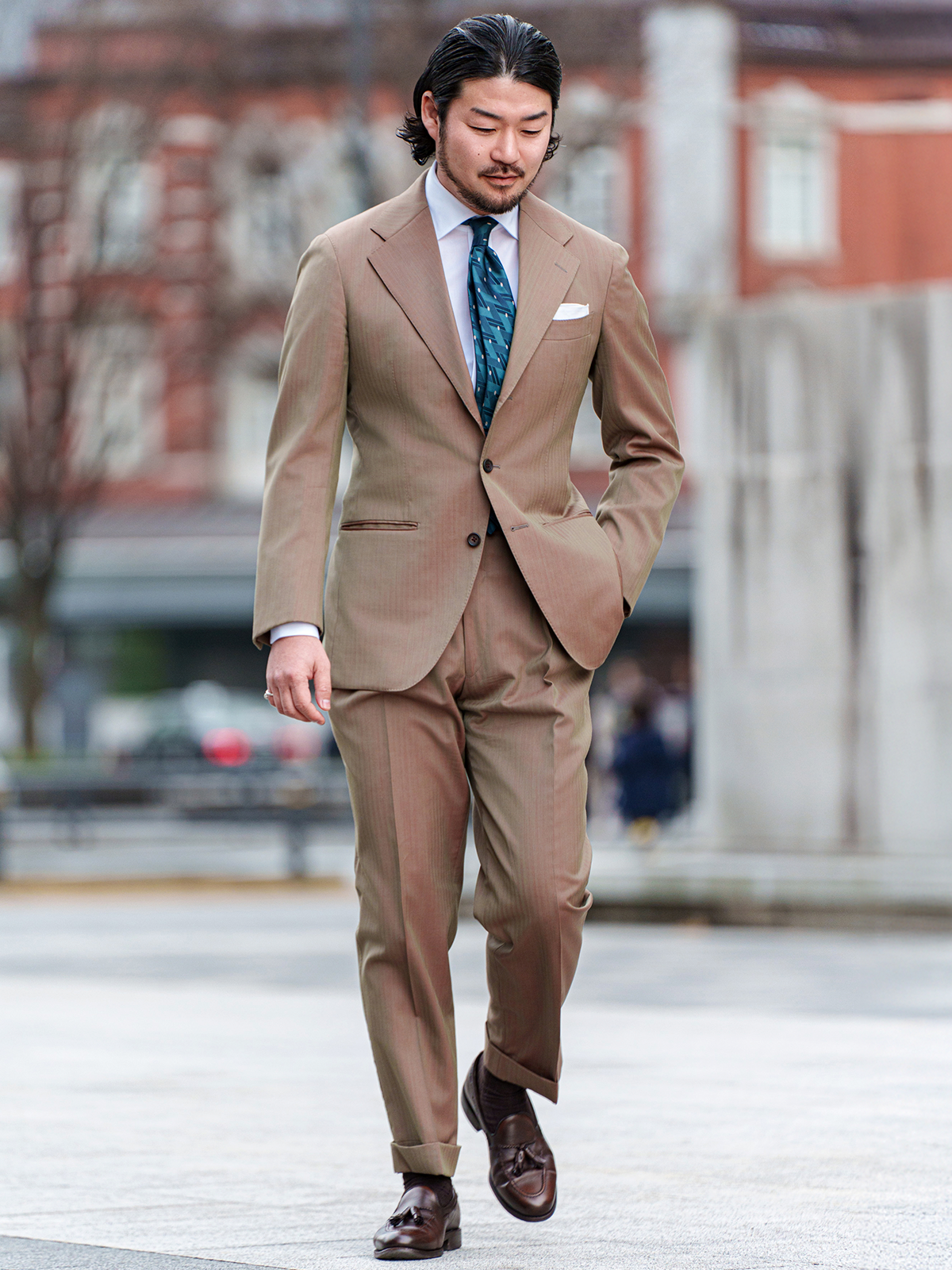 Classico Seta|Neat Tie|グリーン