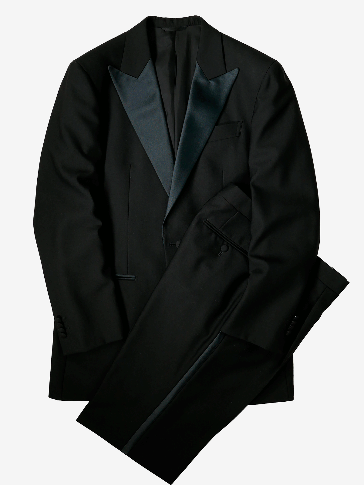 Broadcloth Pleated Slim Fit Shirt|ホワイト