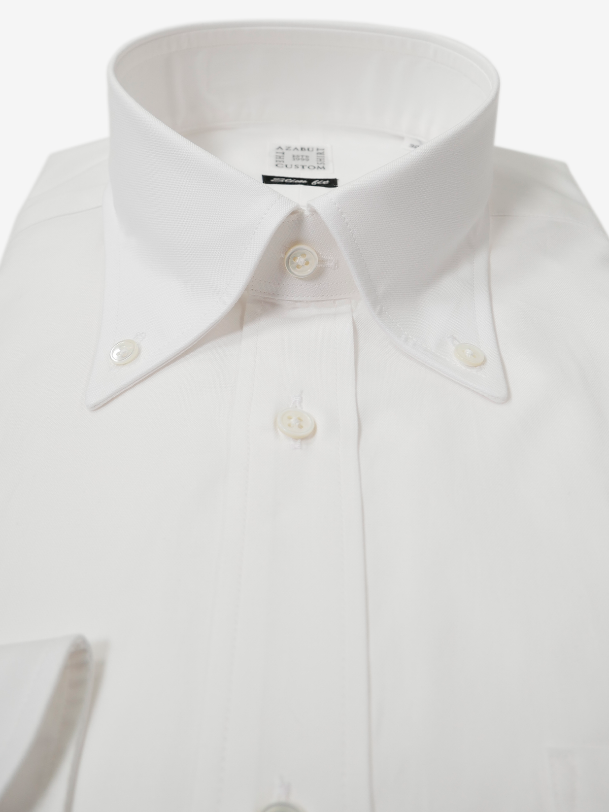 Pinpoint Oxford Slim Fit Shirt|ホワイト