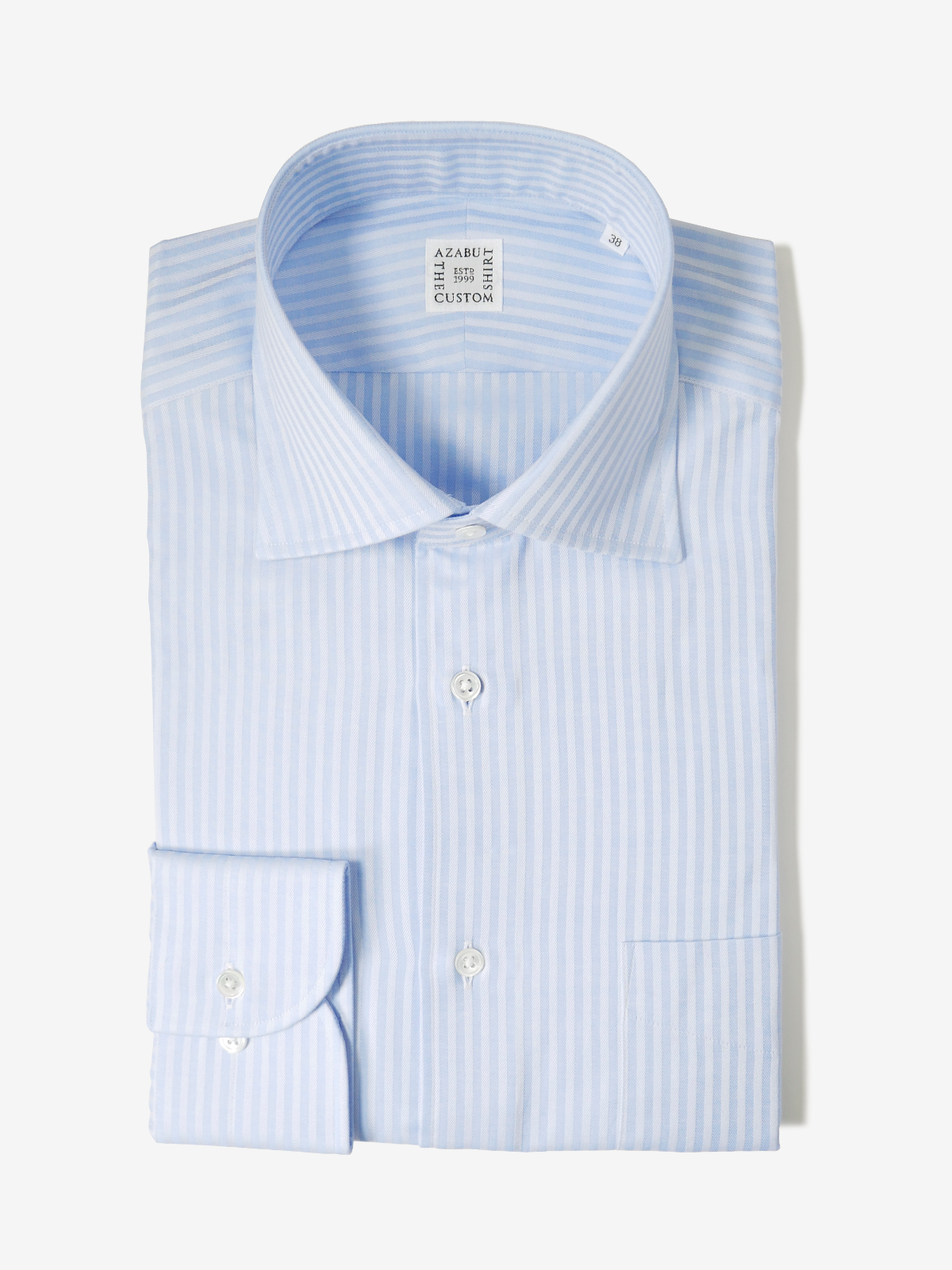 Striped Classic Fit Shirt|サックス