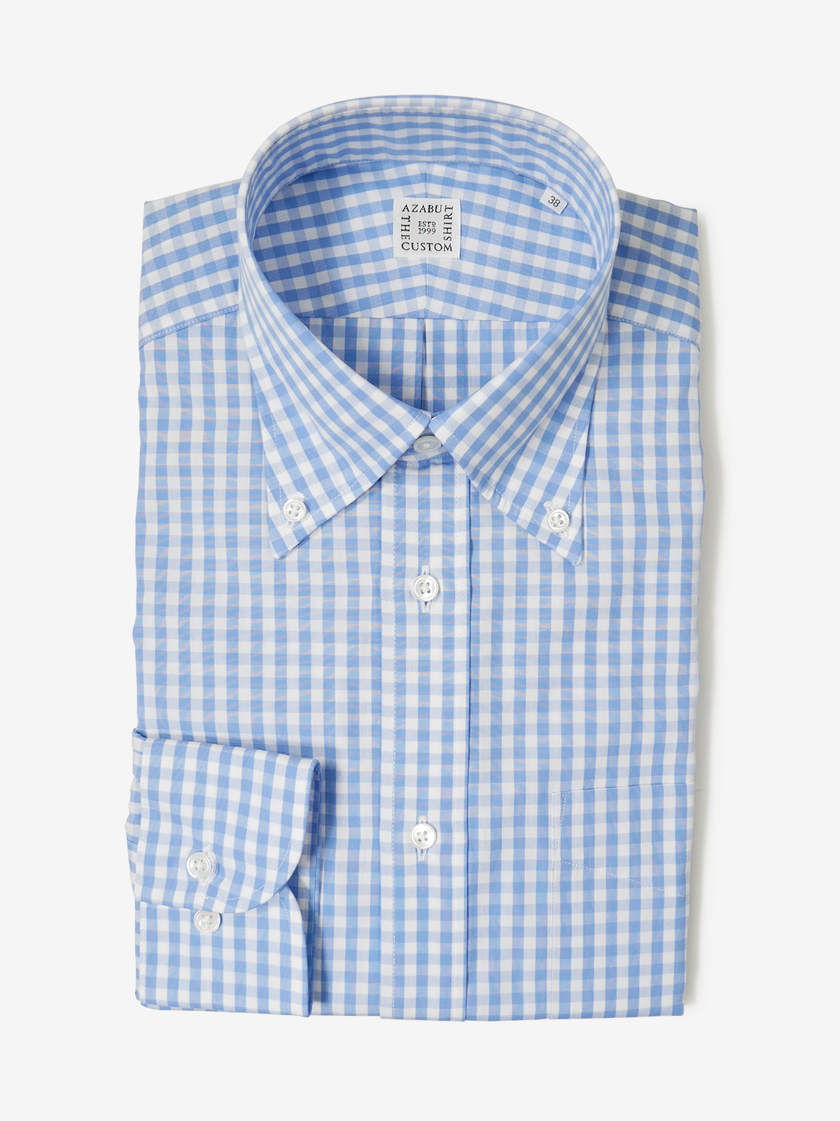 Checked Classic Fit Shirt|サックス