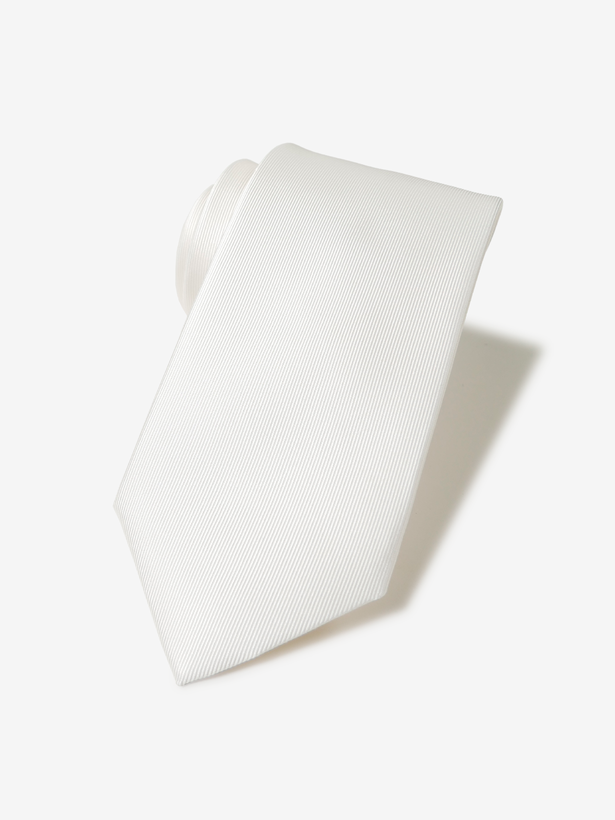 Solid Color Repp Tie|ホワイト