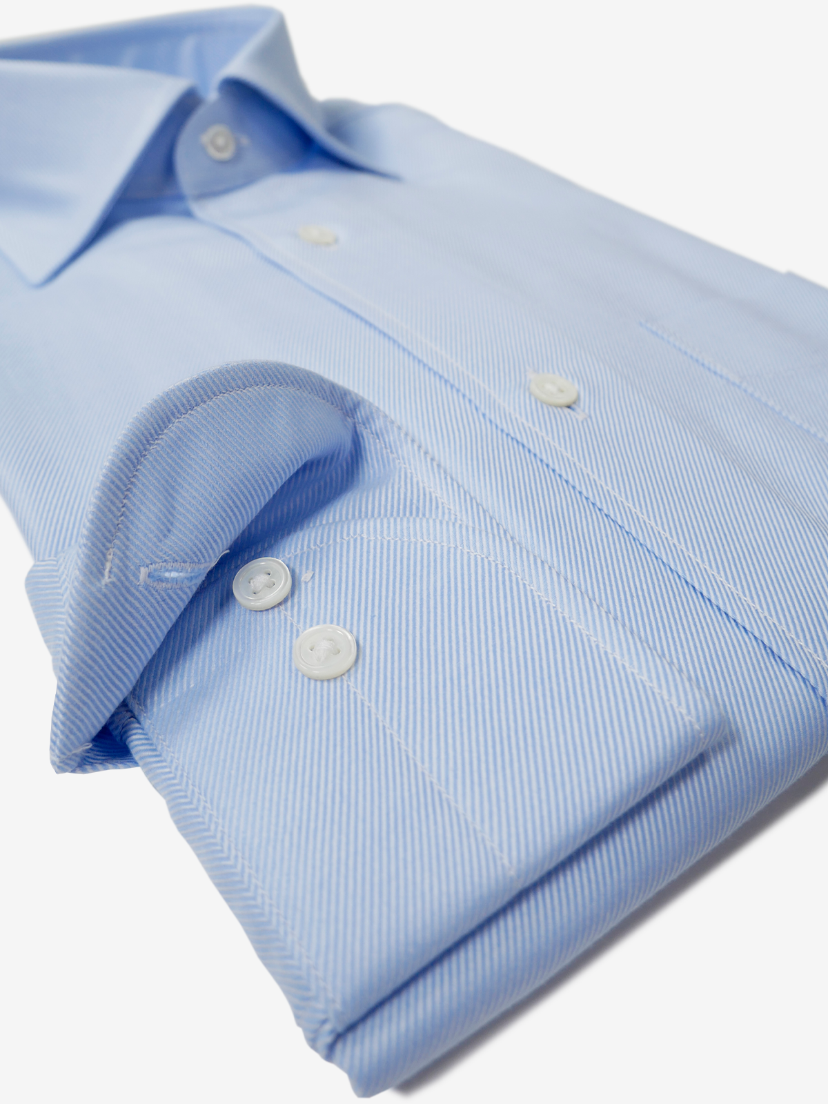 Twill Slim Fit Shirt|サックス