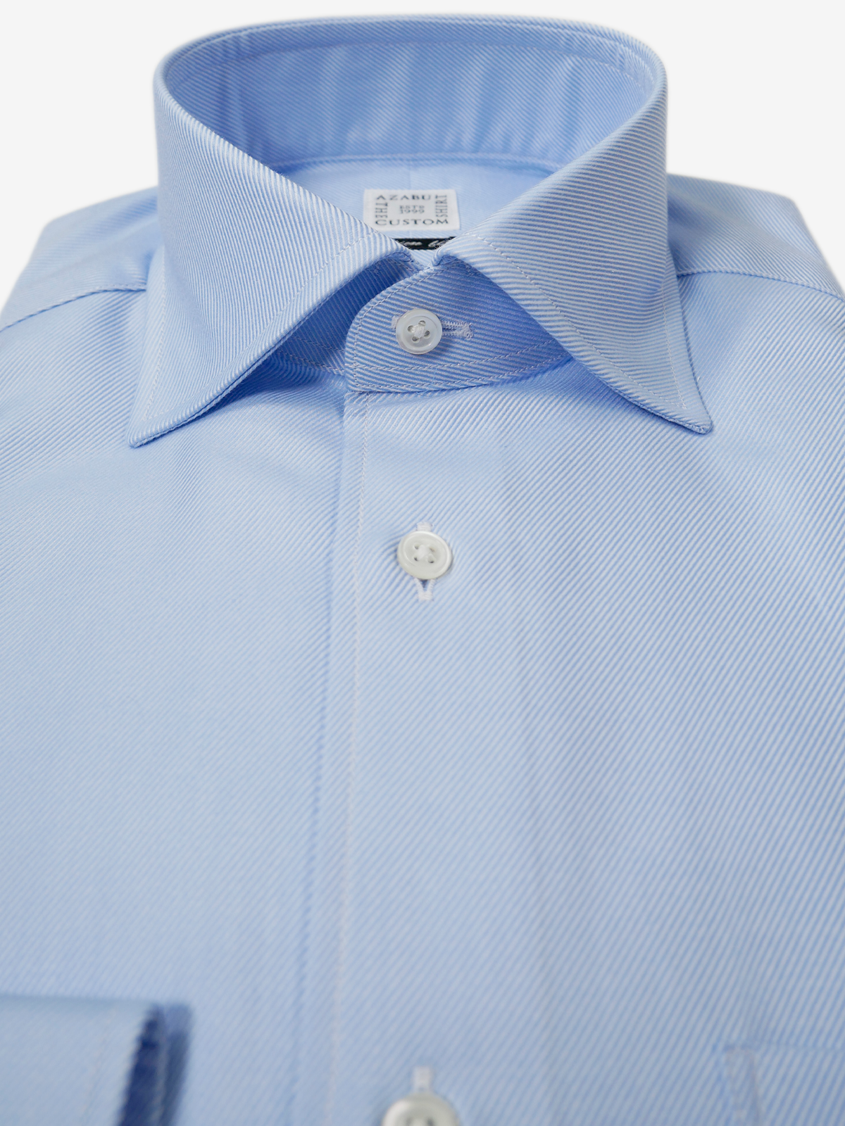 Twill Slim Fit Shirt|サックス