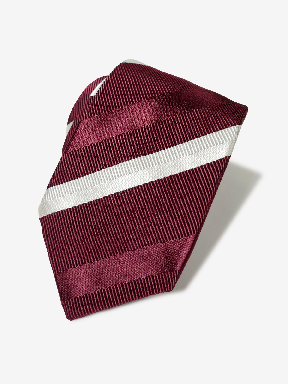 Striped Necktie|ボルドー