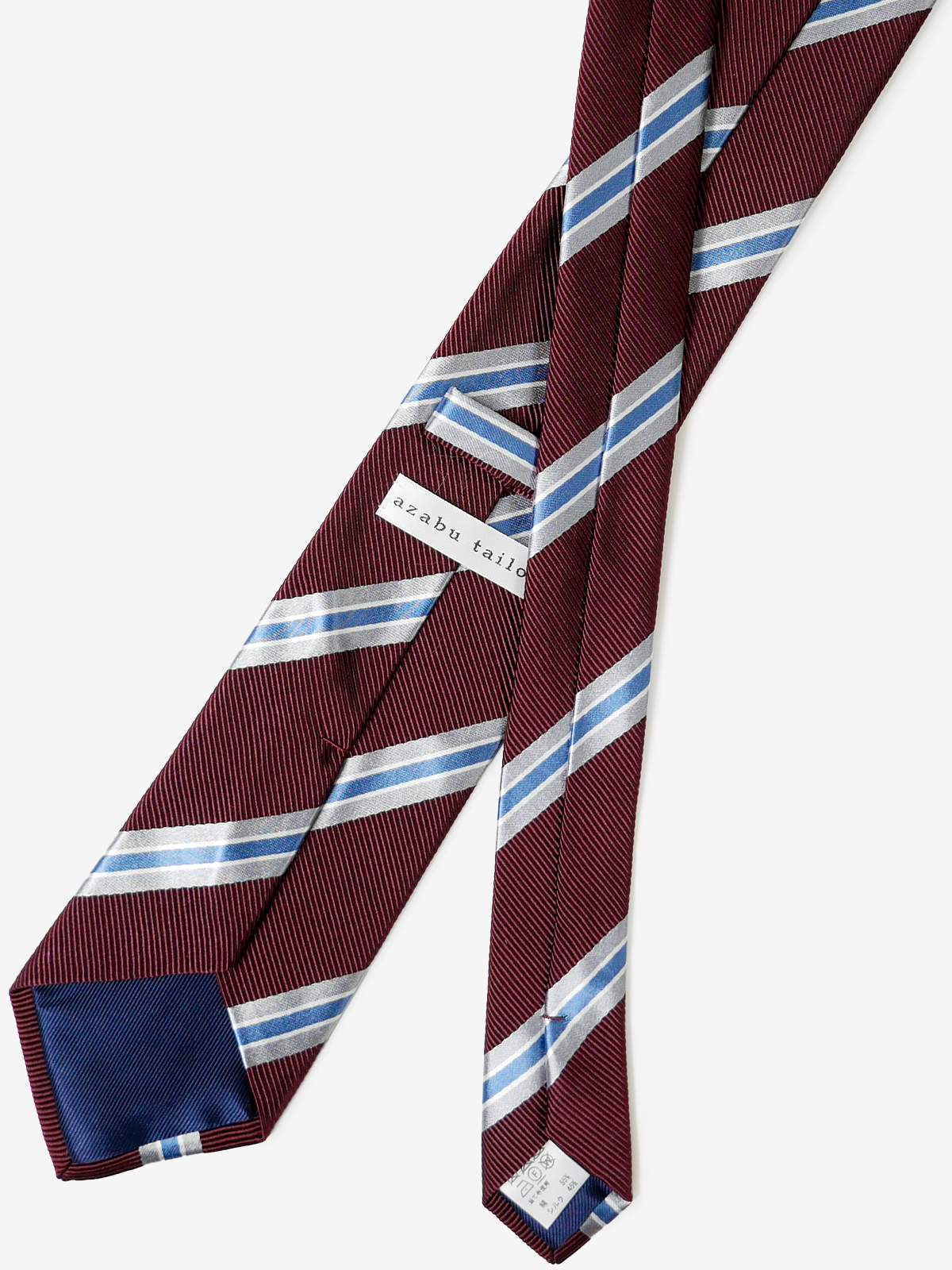 Striped Necktie|ボルドー
