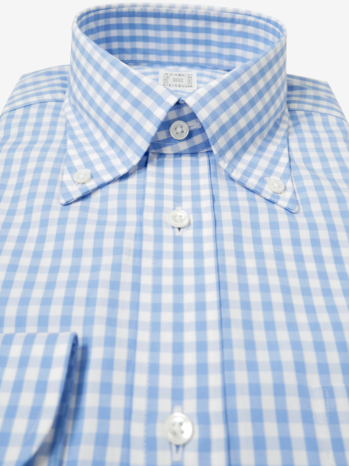 Checked Classic Fit Shirt|サックス