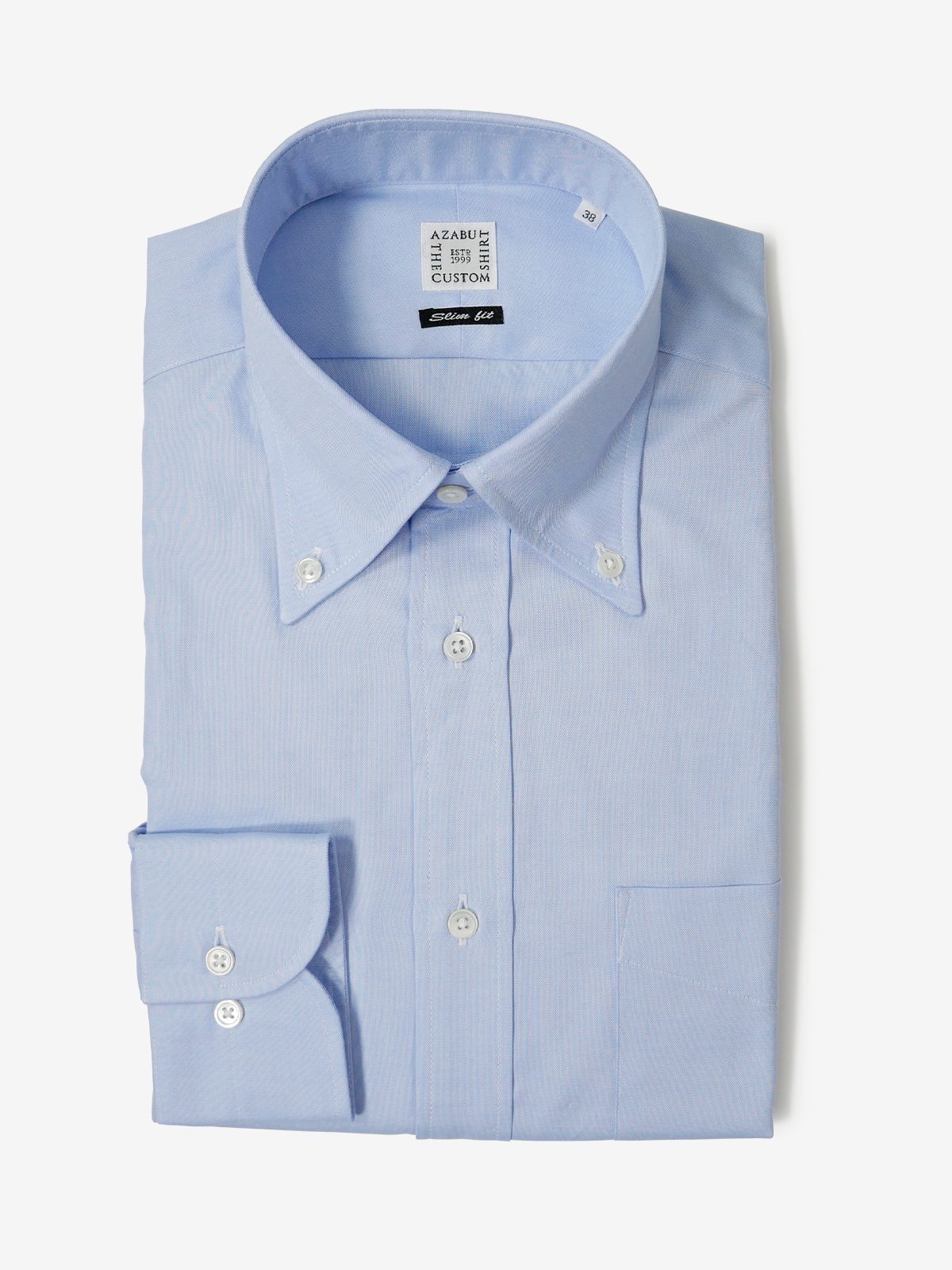 Pinpoint Oxford Slim Fit Shirt｜サックス