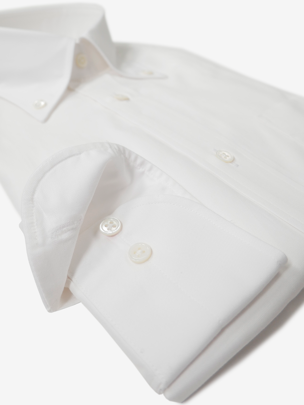 Pinpoint Oxford Slim Fit Shirt|ホワイト