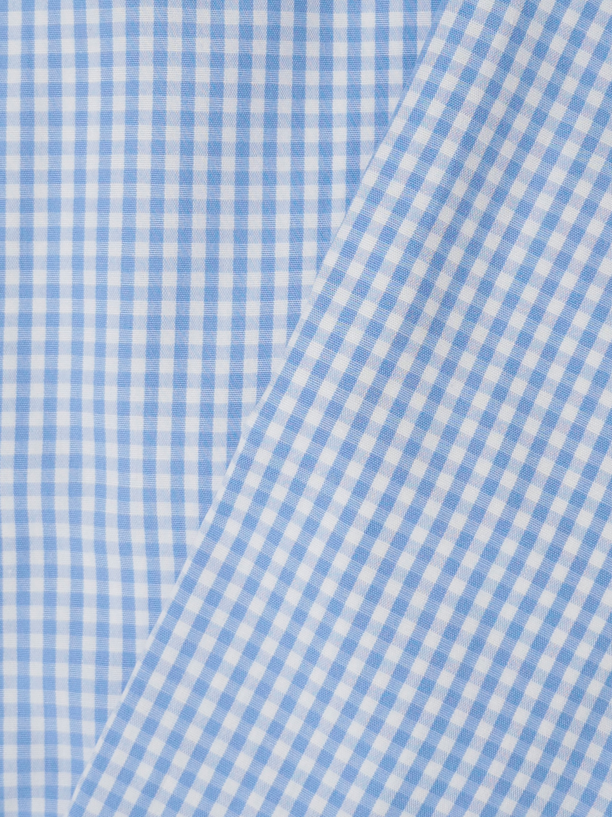 Checked Slim Fit Shirt|サックス