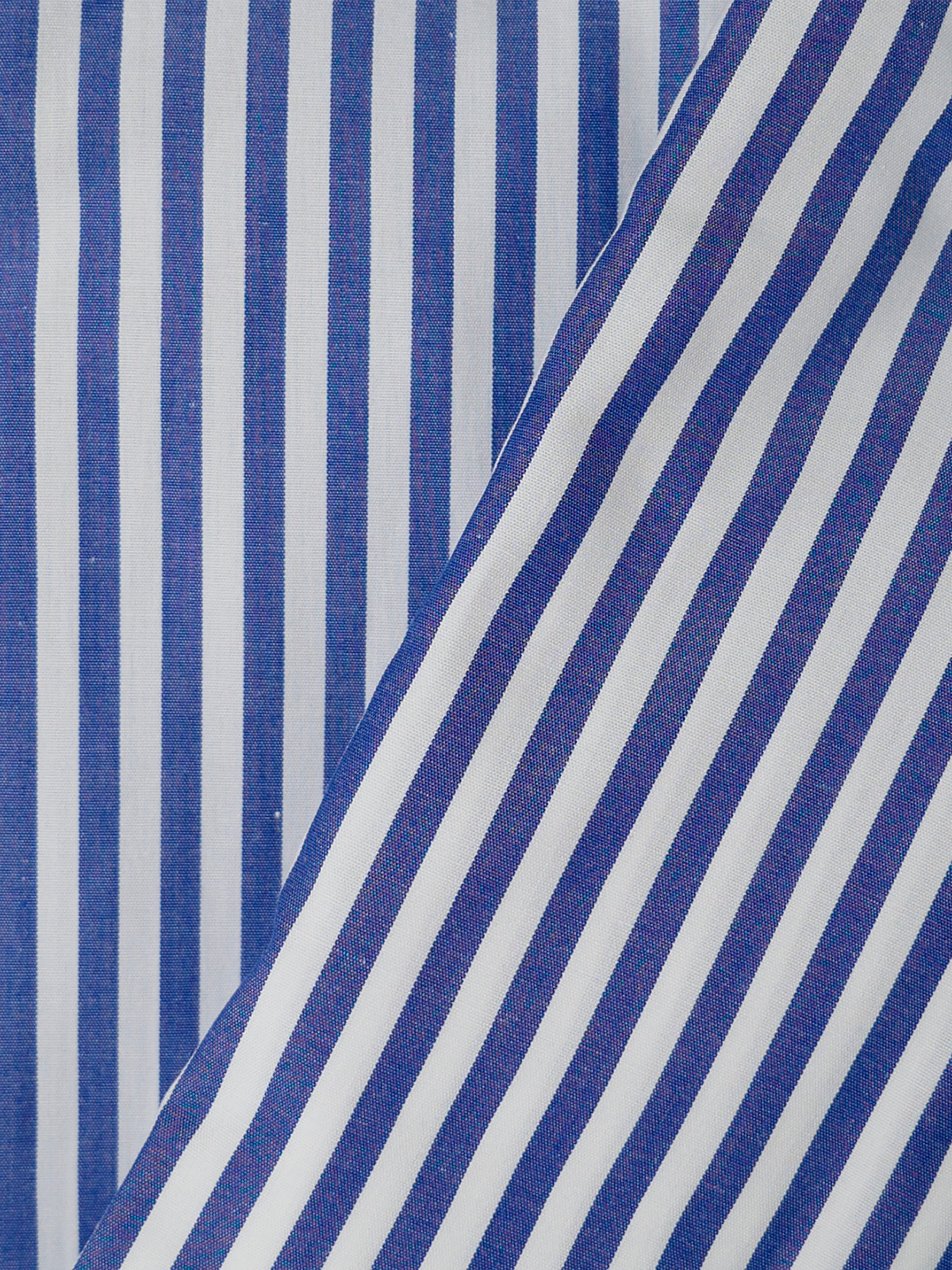 Striped Slim Fit Shirt|ネイビー