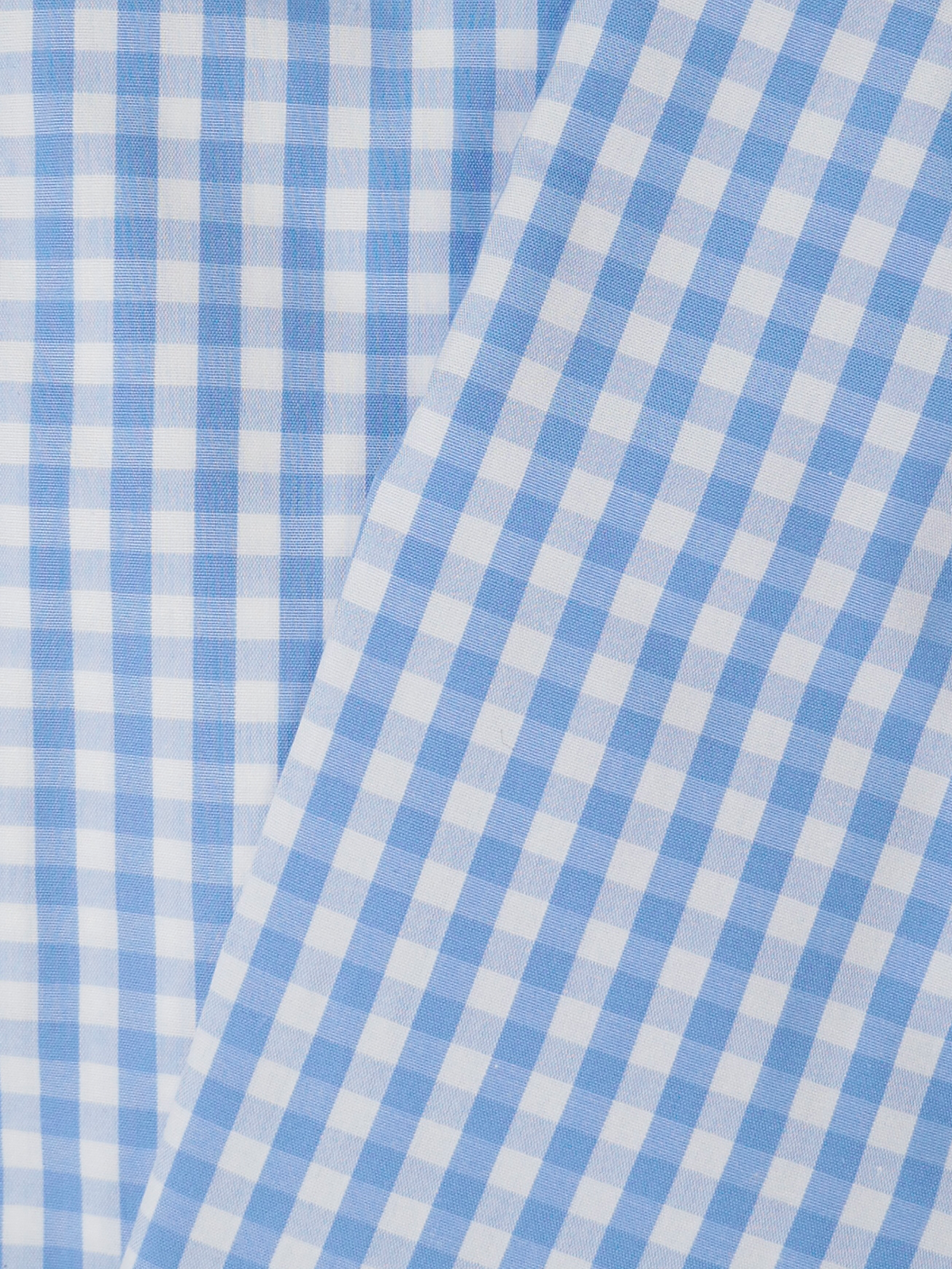 Checked Slim Fit Shirt|サックス