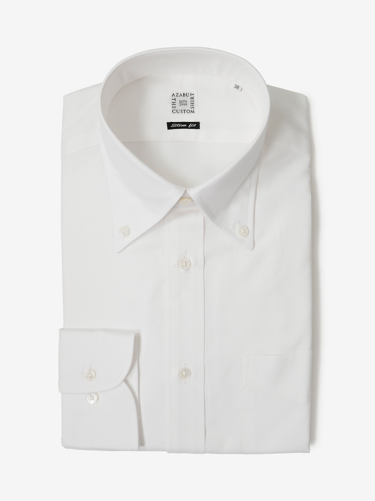 Pinpoint Oxford Slim Fit Shirt|ホワイト