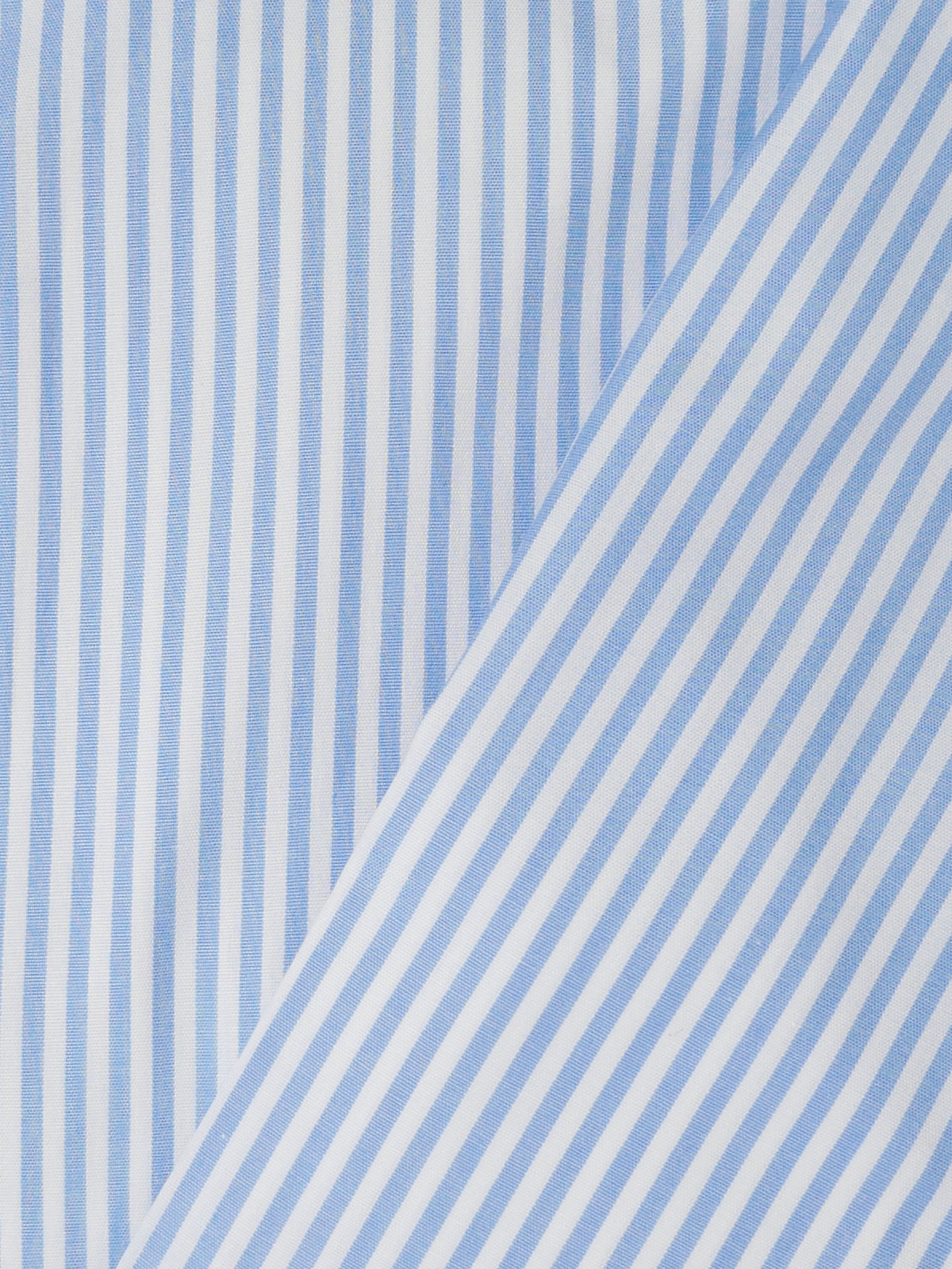 Striped Slim Fit Shirt|サックス