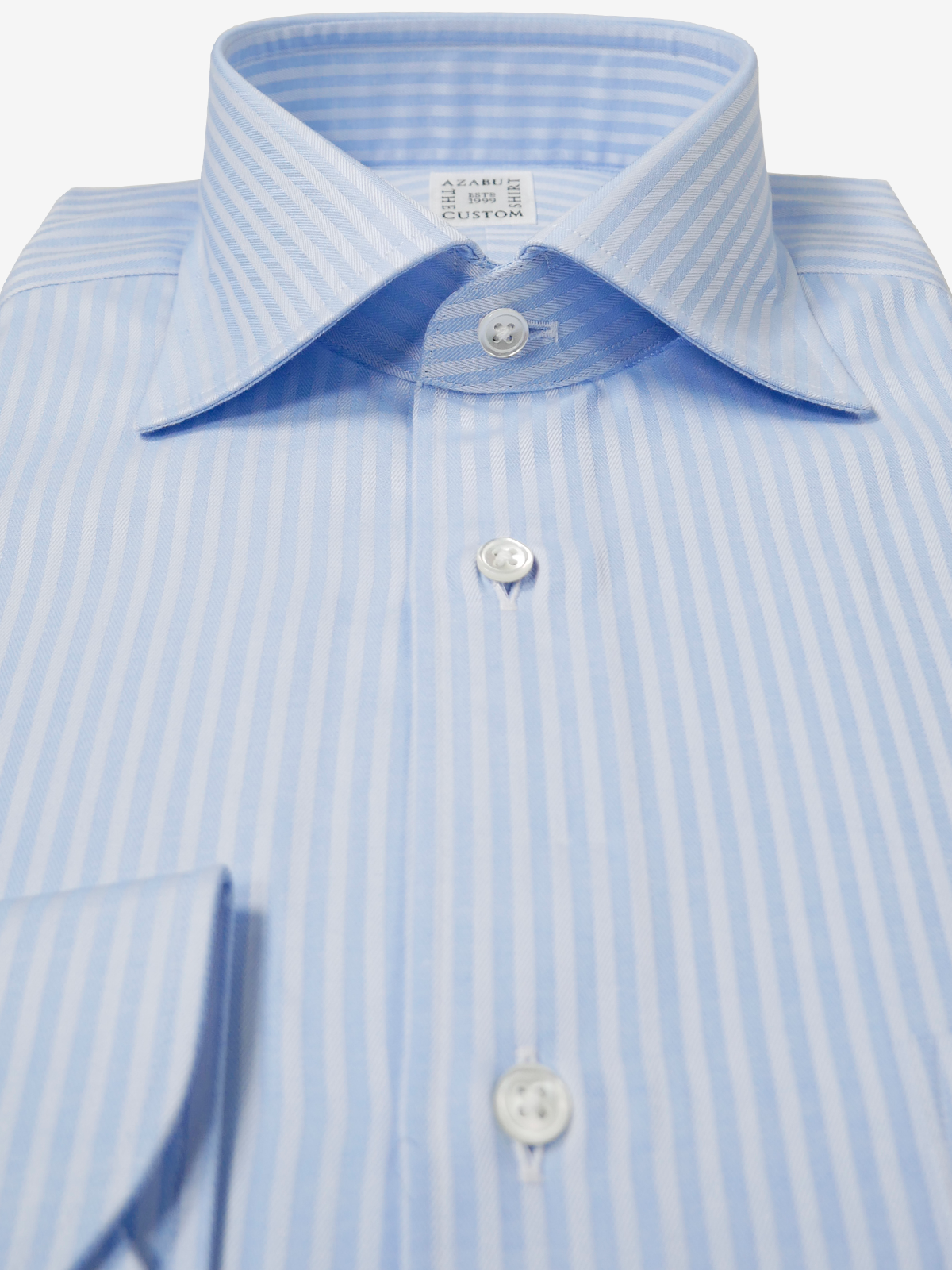 Striped Classic Fit Shirt|サックス