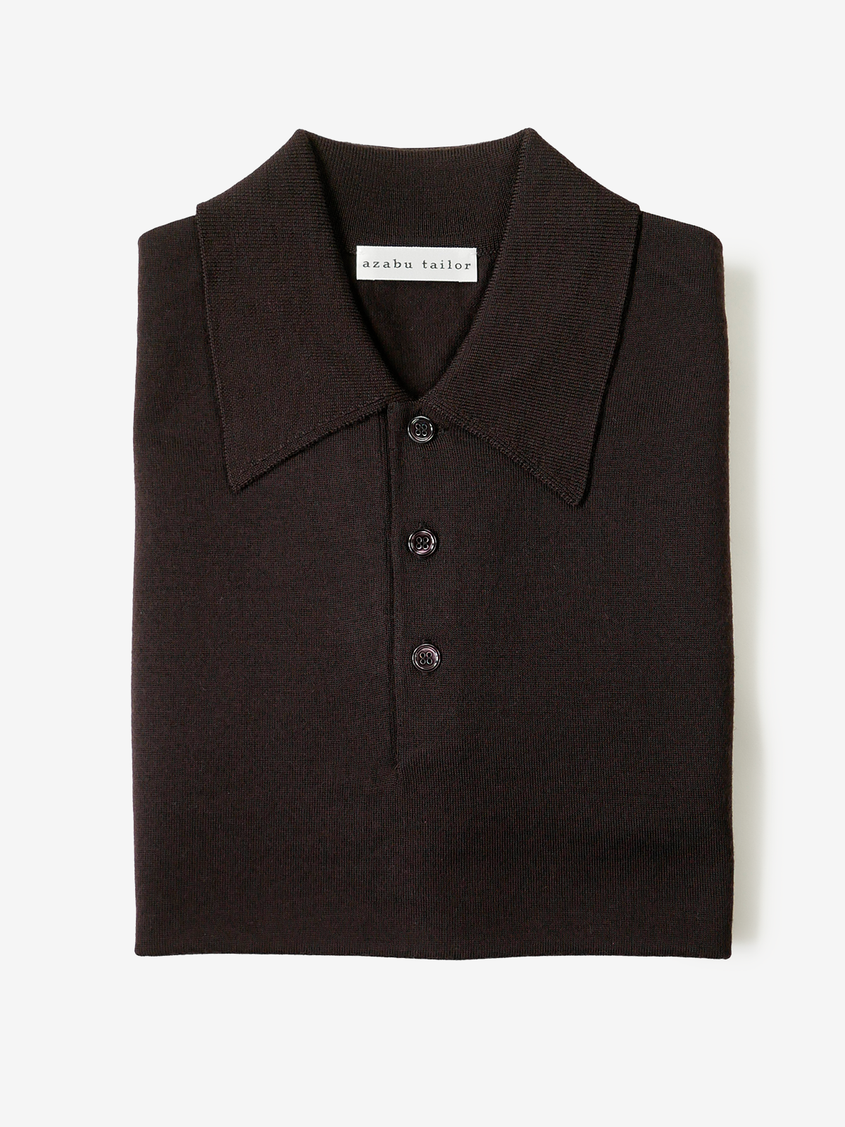 Polo Sweater｜ブラウン