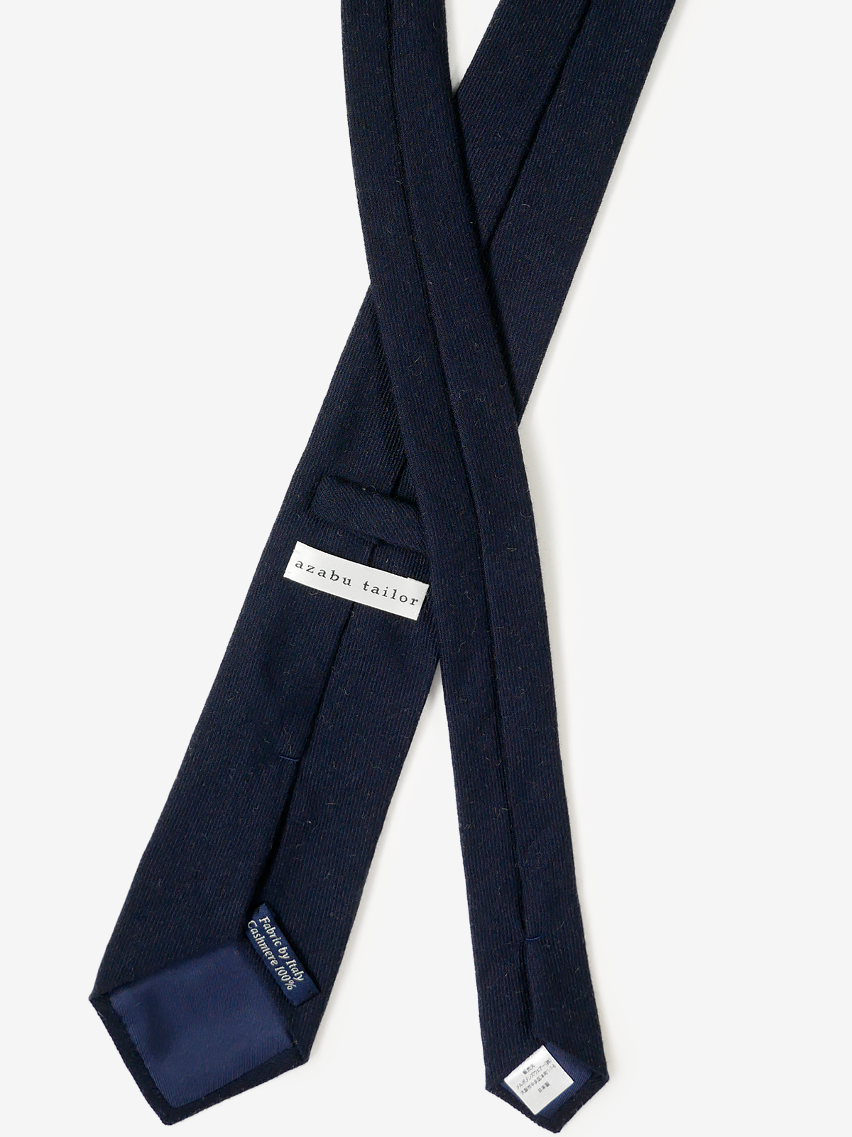 Cashmere Wool Tie｜ネイビー