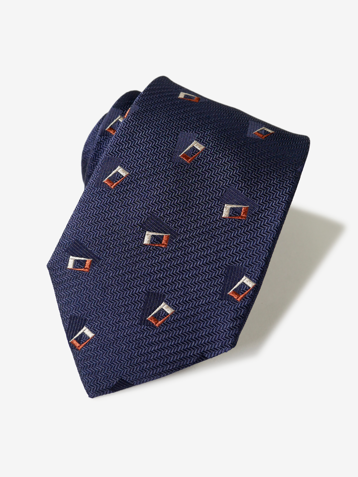 Classico Seta｜Rectangle Neat Tie｜レッド