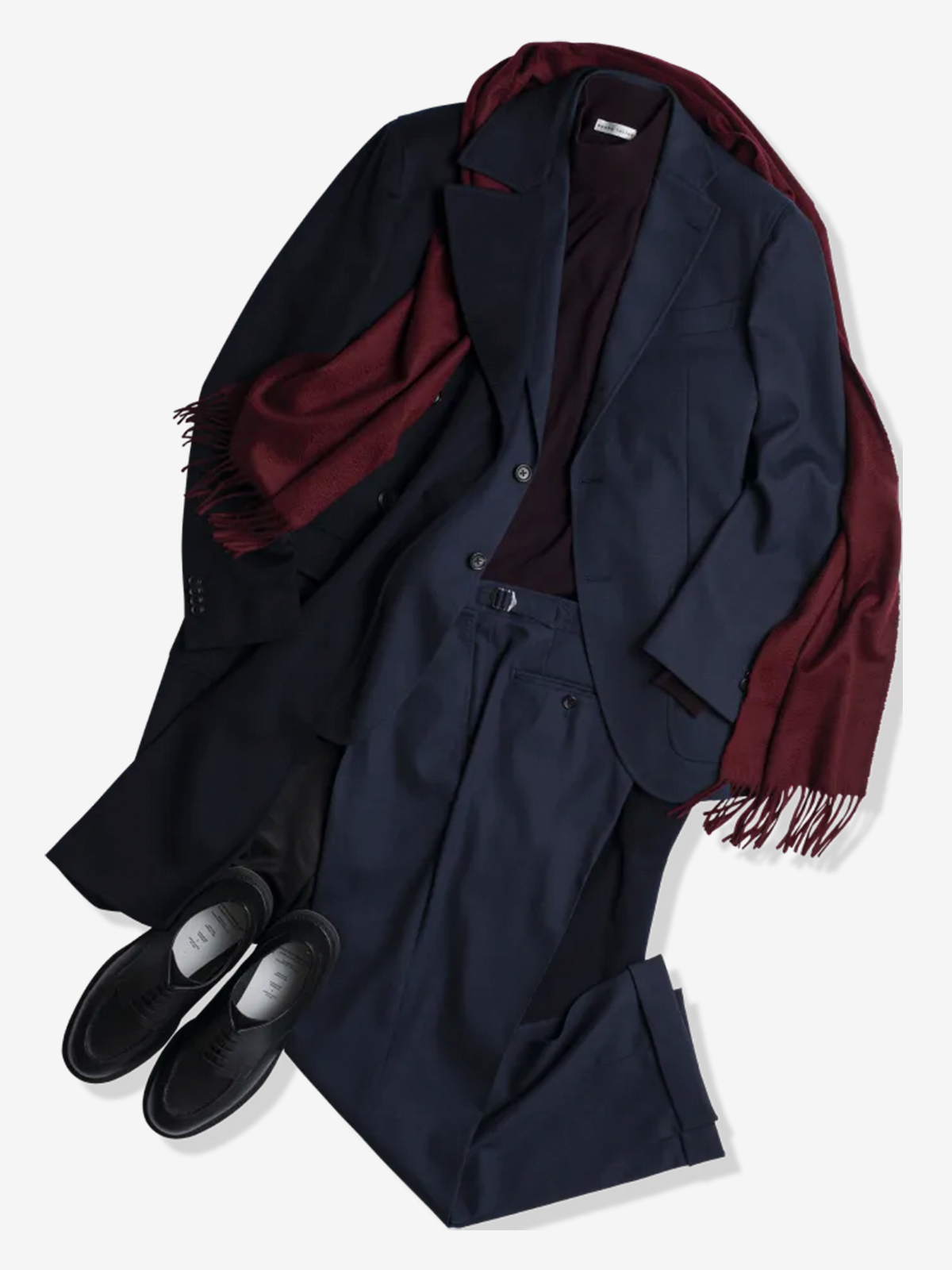 Cashmere Scarf｜ボルドー