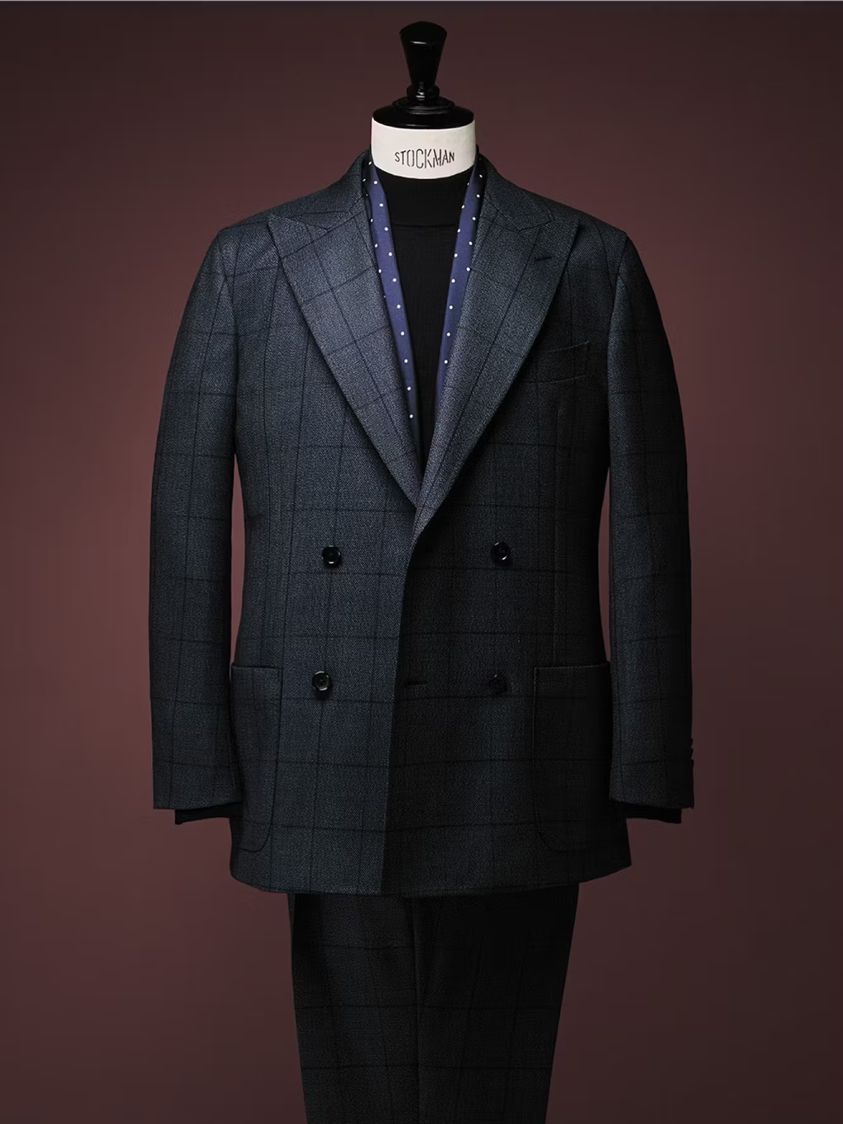 Mock-Neck Sweater｜ネイビー