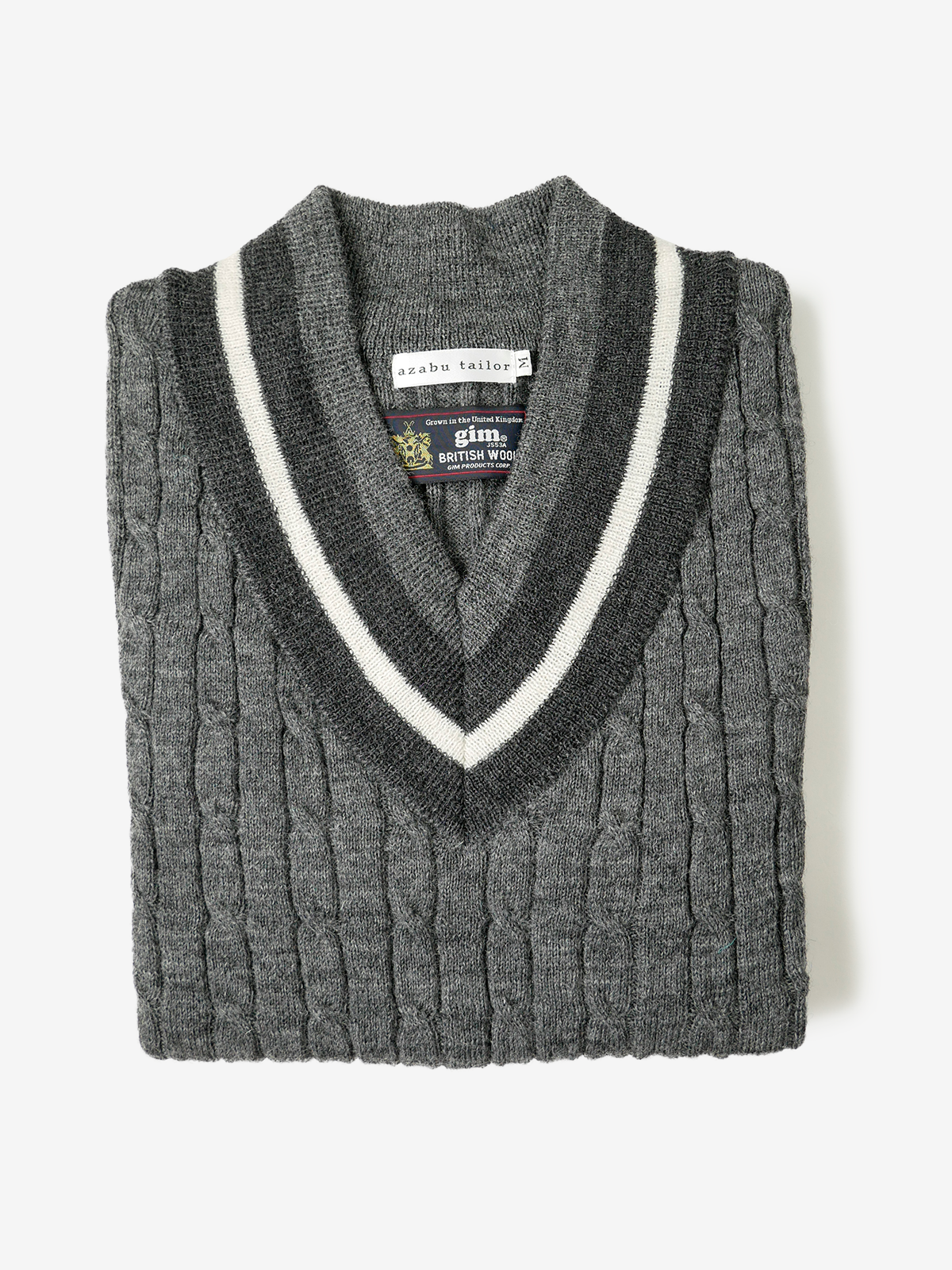 Wool Sweater Vest｜チャコールグレー