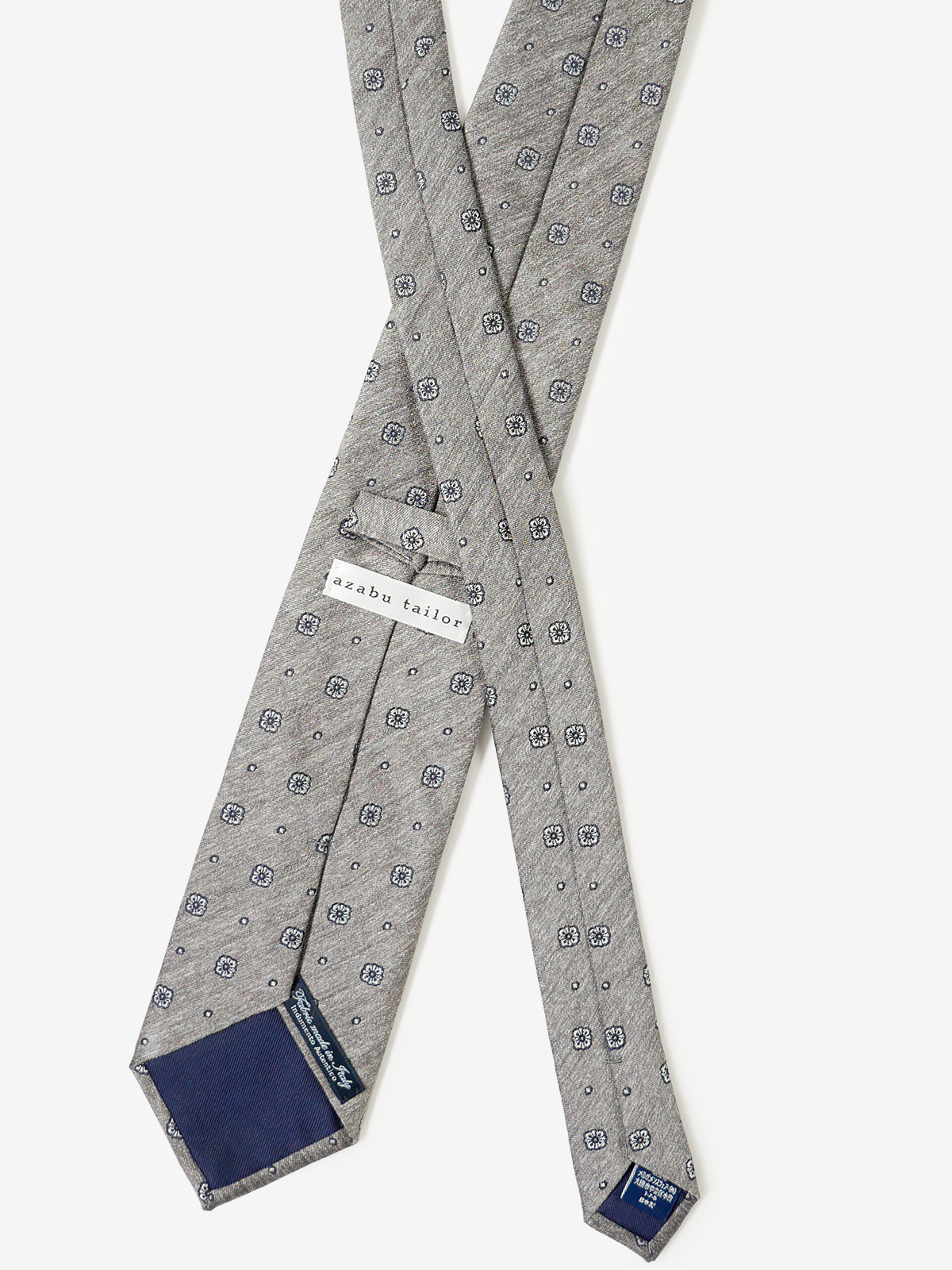 Classico Seta｜Neat Tie｜グレー