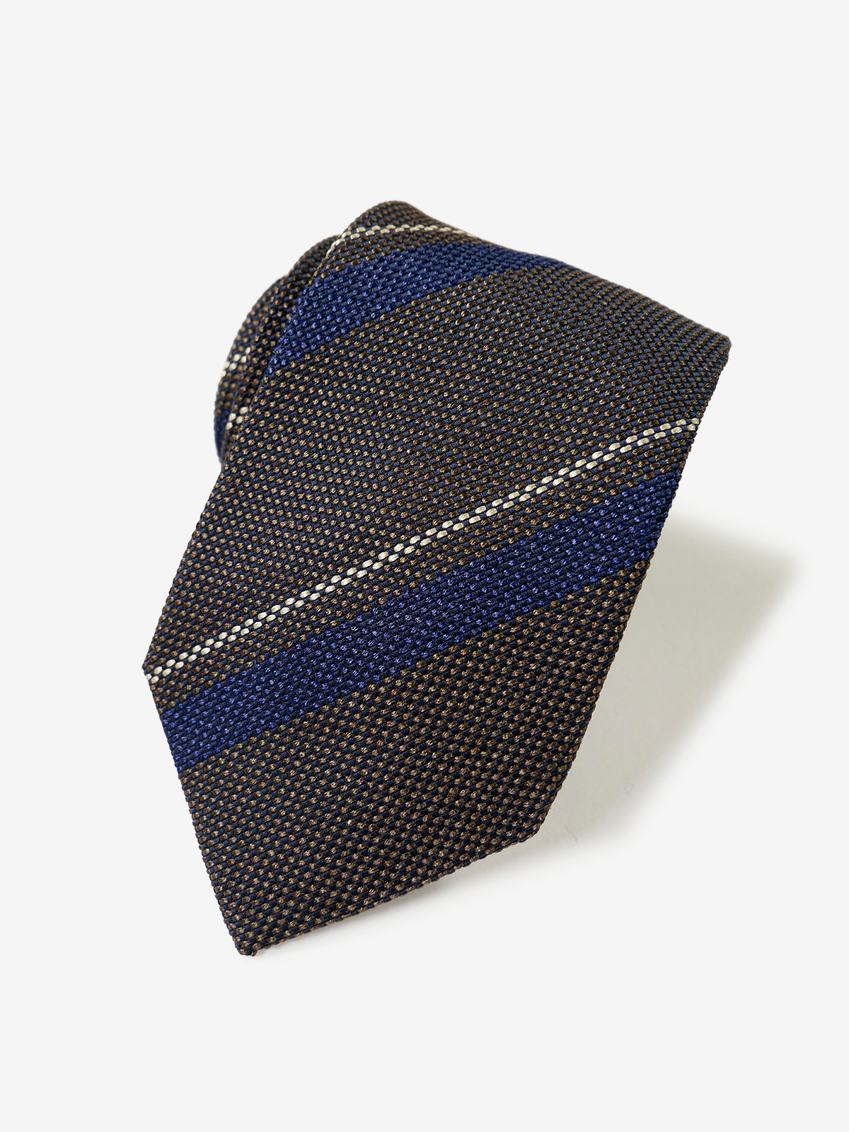 Stripe Tie｜ブラウン