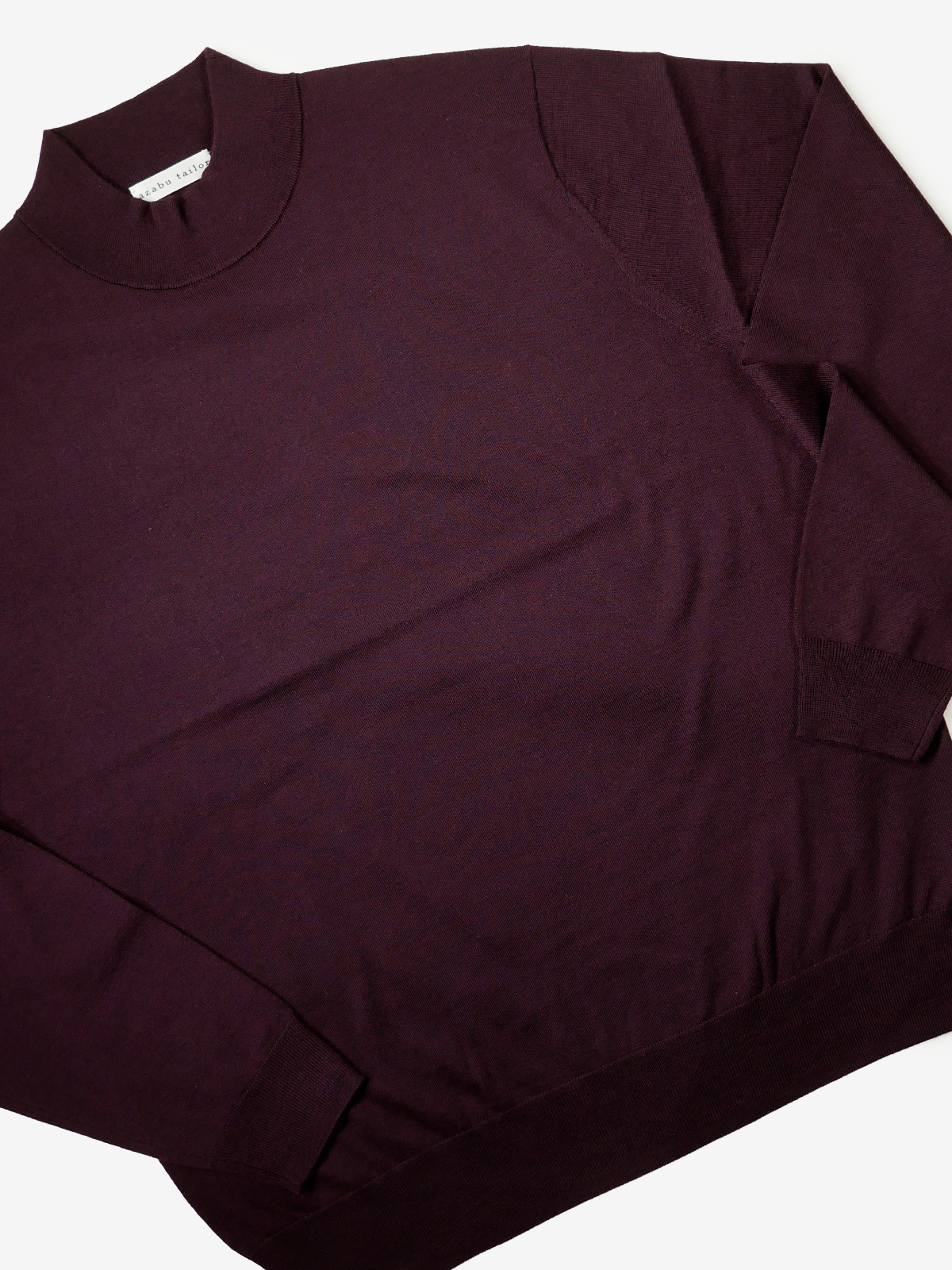 Mock-Neck Sweater｜ボルドー