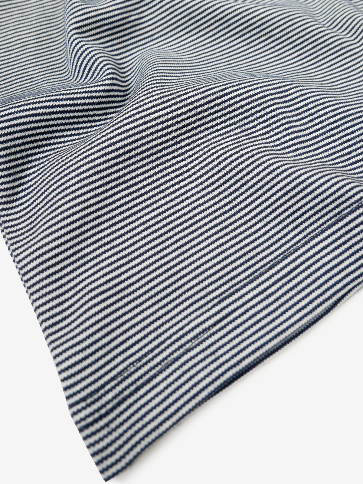 Cotton Striped T-shirt｜ネイビー