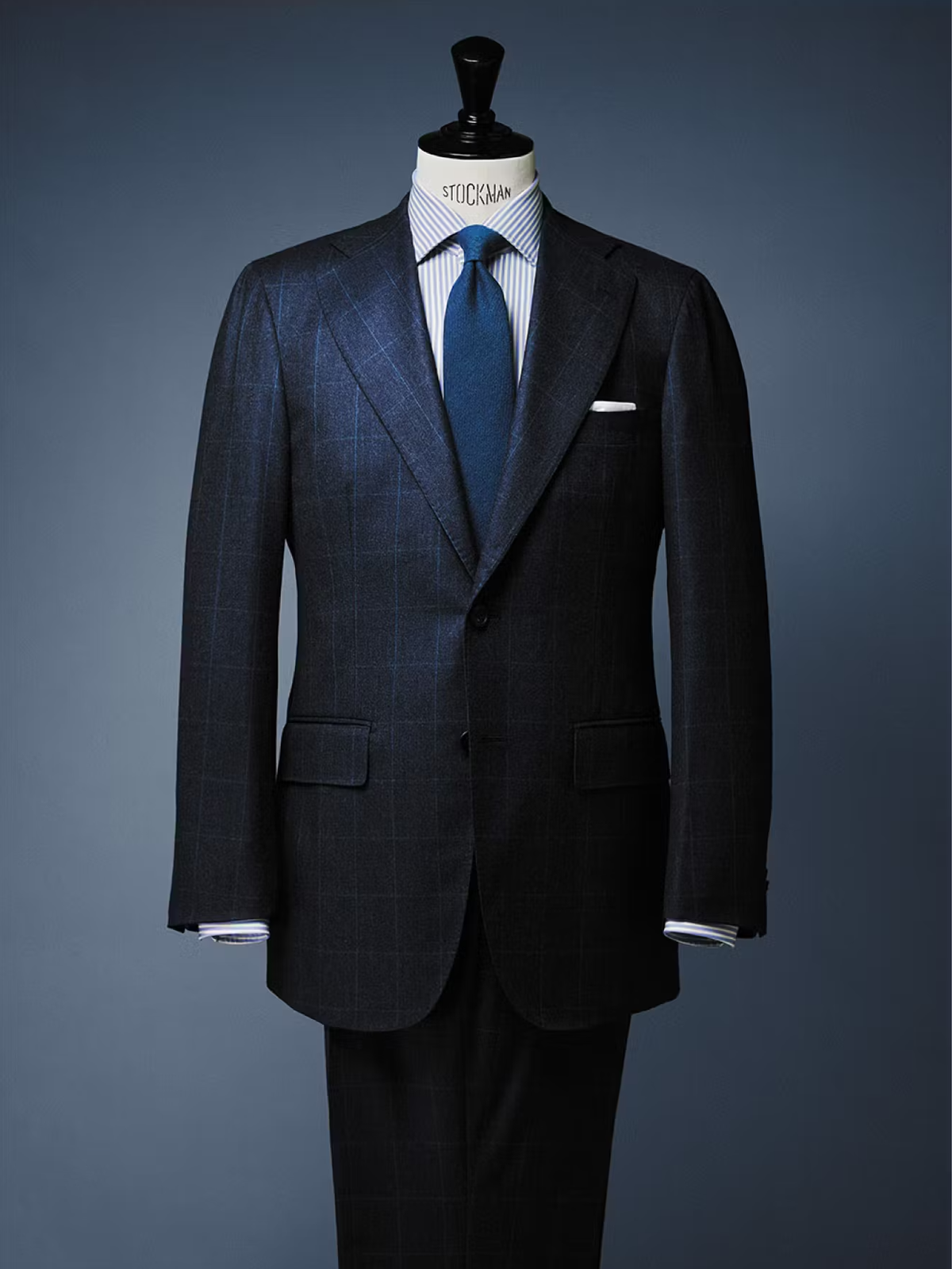 Cashmere Wool Tie｜ブルー