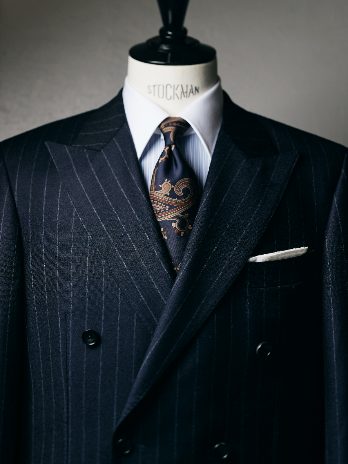 Molinelli｜Paisley Tie｜ネイビー