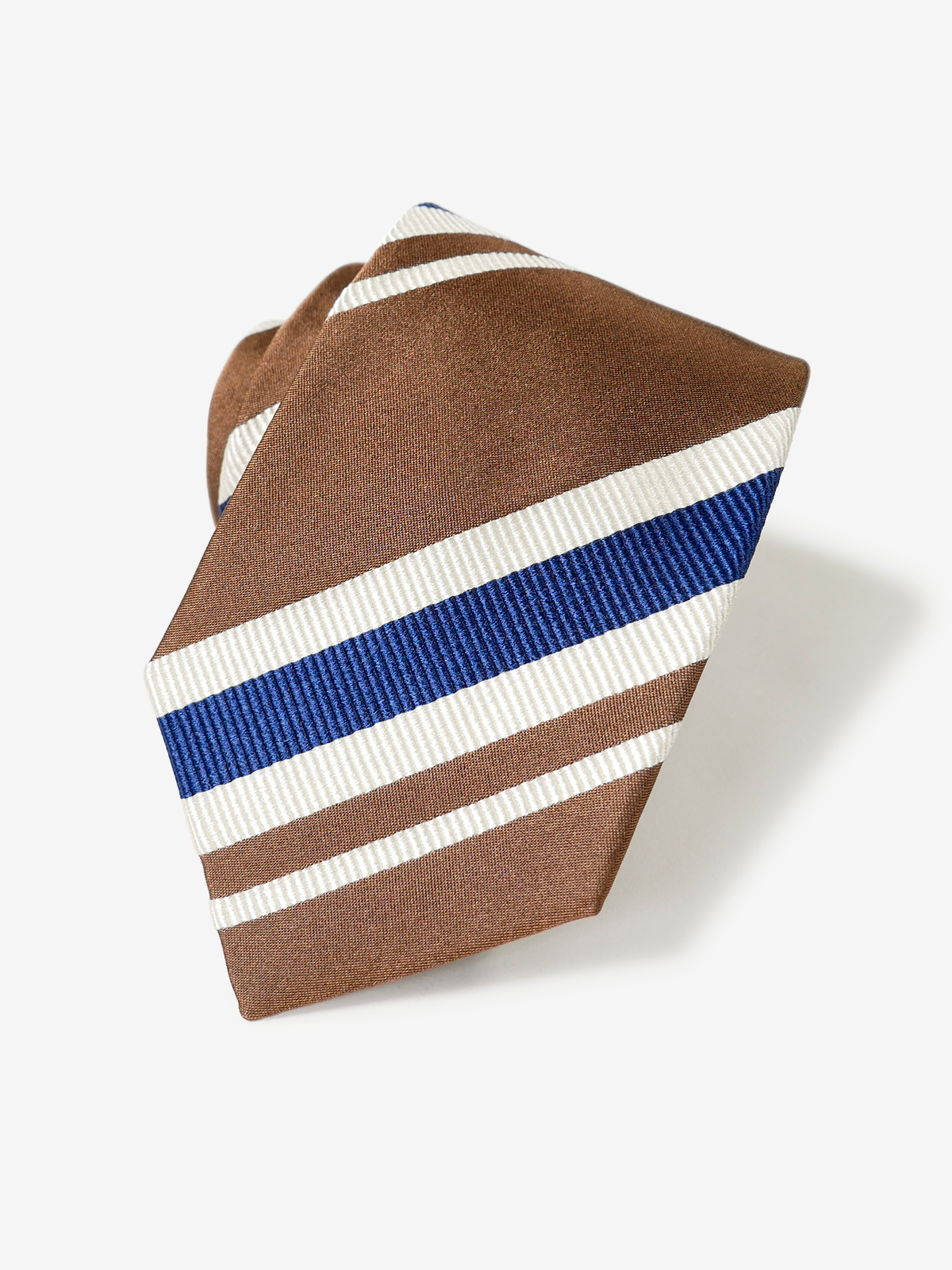 Striped Necktie｜ブラウン